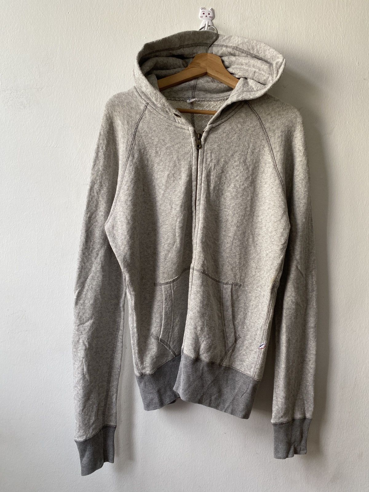 Japanese Brand Japanese Brand Pure Blue Japan Zipper Hoodie Size US L / EU 52-54 / 3 - 1 Thumbnail