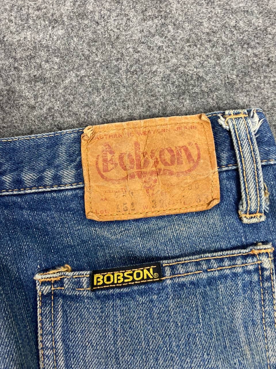 Japanese Brand vintage bobson super flare bootcut denim nice design Size US 31 - 4 Thumbnail