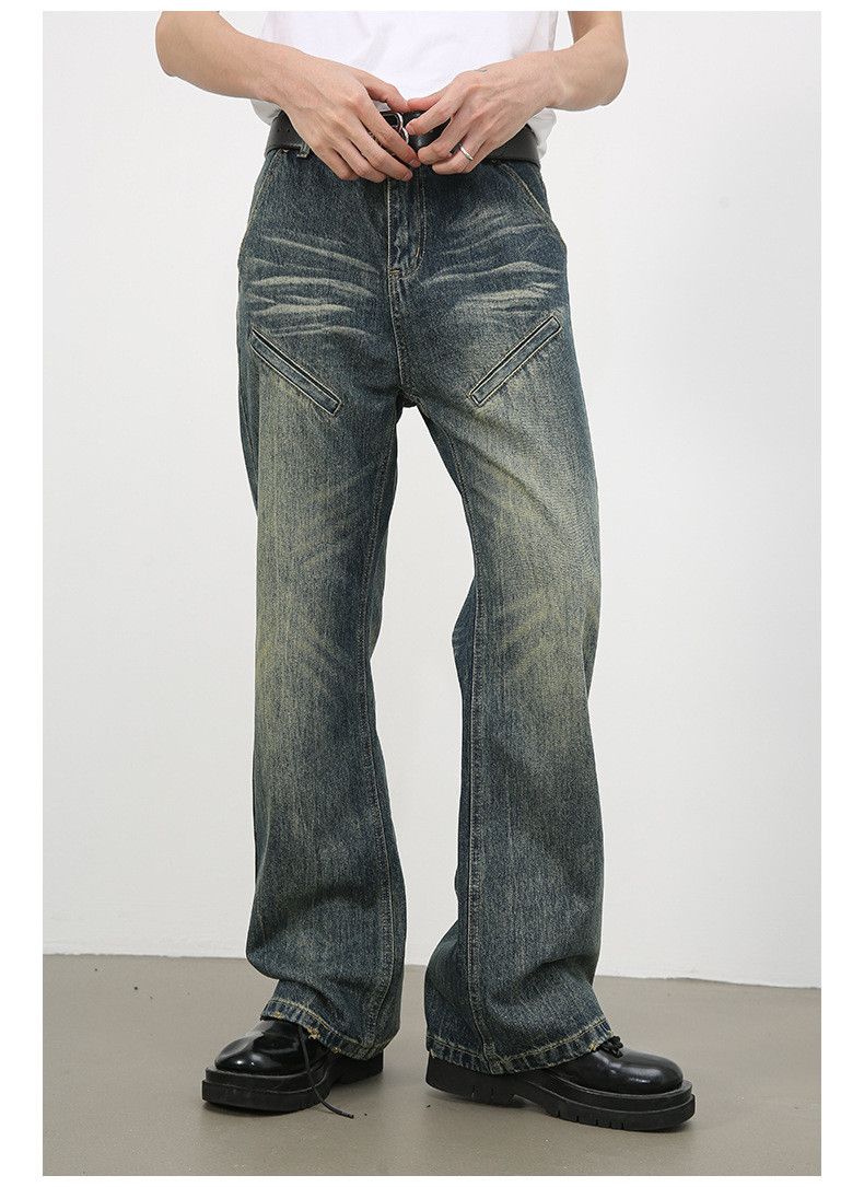 Japanese Brand × Jean American distressed washed loose flared vintage jeans Size US 32 / EU 48 - 2 Thumbnail