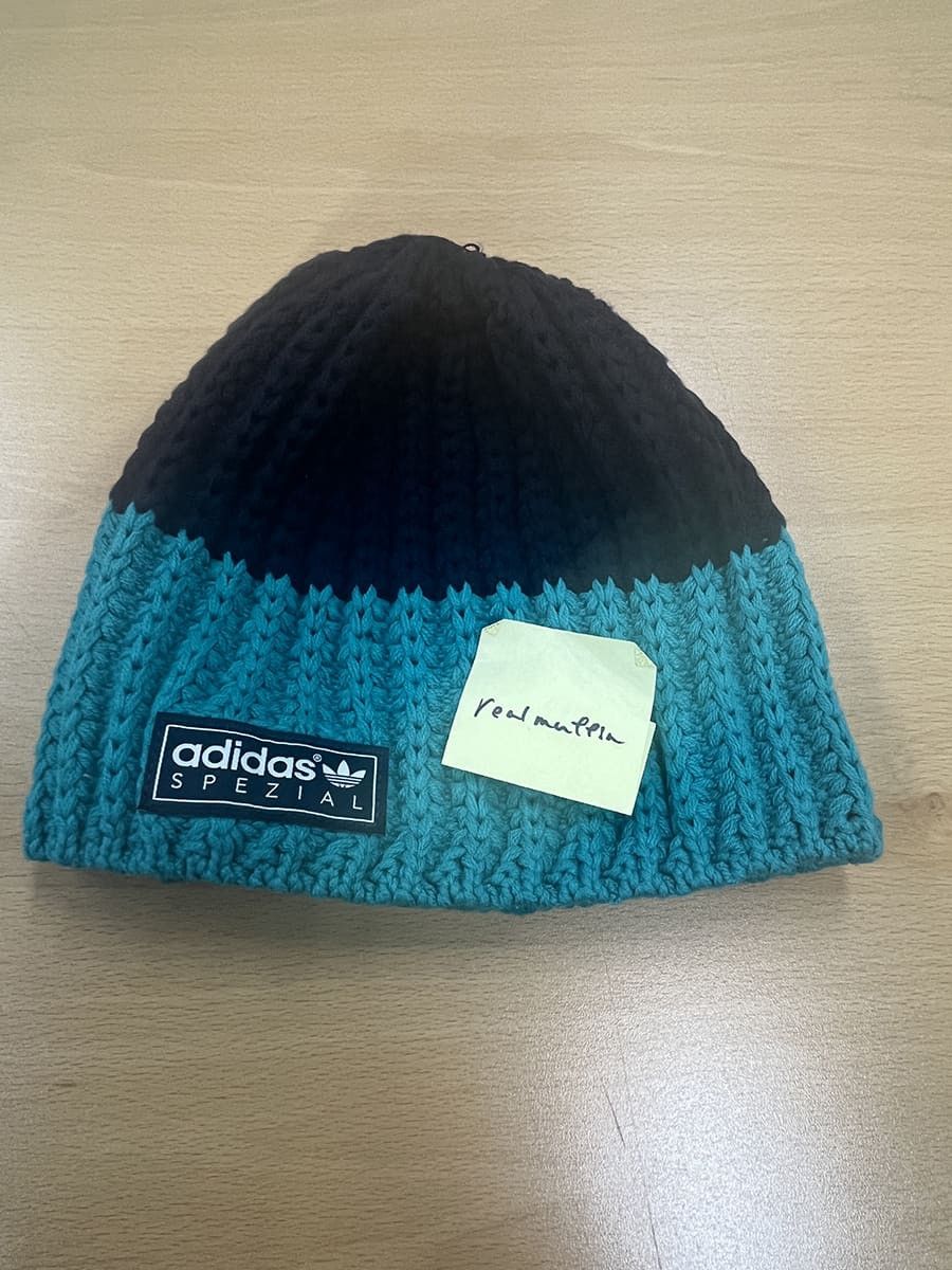 image of Adidas Spzl Mod Trefoil Beanie Osfm in Navy, Men's