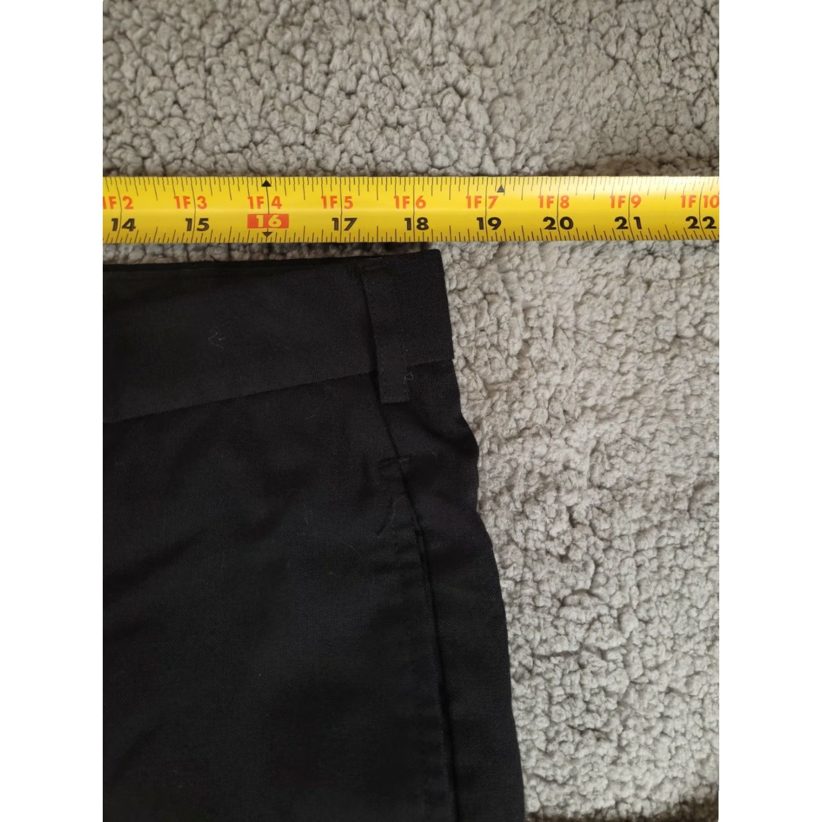 Vintage DSCP Dress Pants Men 37x30 Black Wool Blend 37R Trousers Inches Regular Zip Wool Pattern Solid Dress Pants Mens Black 30-Inseam 37 Waist Size US 37 - 7 Thumbnail