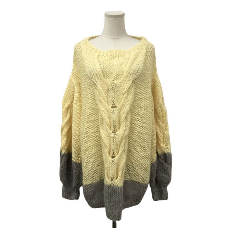 Loewe Loewe Mohair Cable Knit Sweater Size S Size S / US 4 / IT 40 - 1 Thumbnail