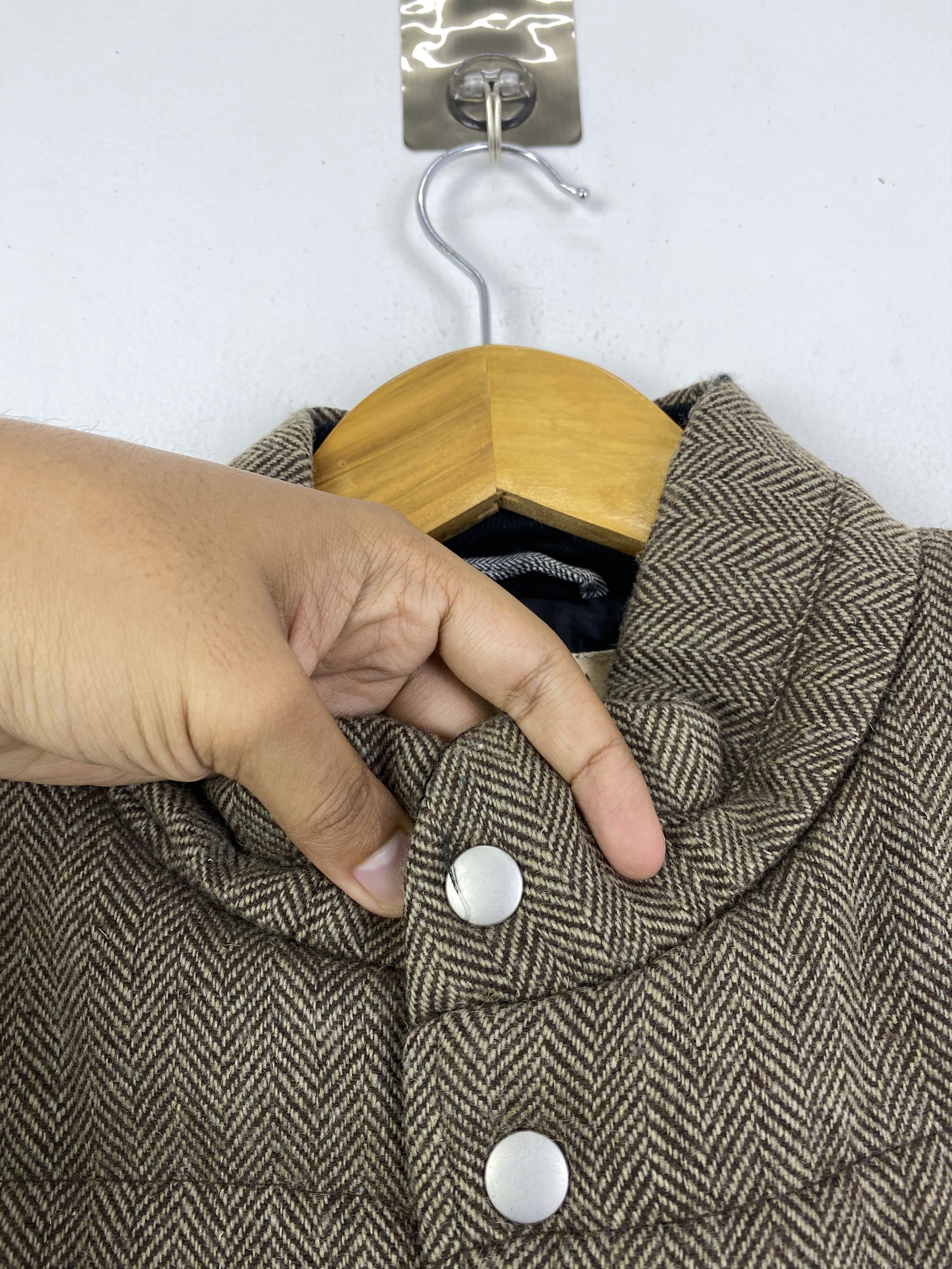 Global Work Vintage Global Work Herringbone Puffer Vest Jacket JA0204 Size US M / EU 48-50 / 2 - 9 Thumbnail