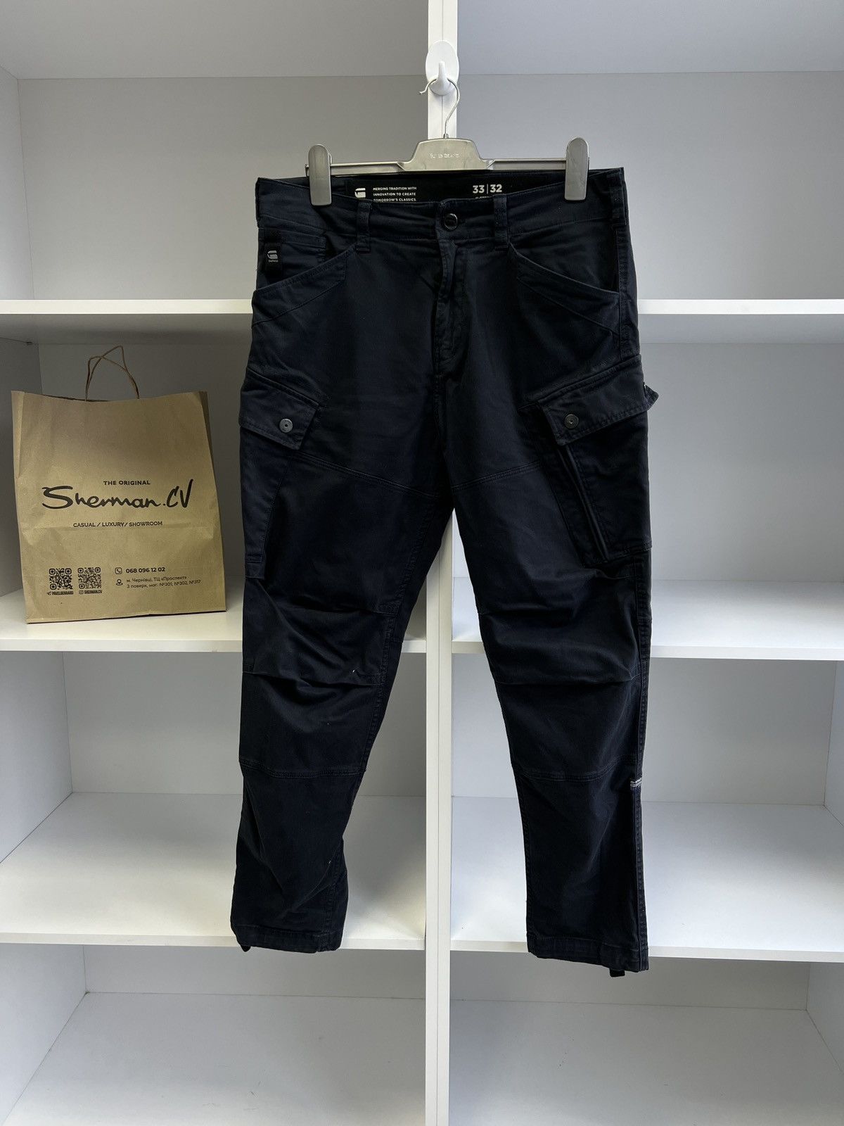 G-Star × Vintage Vintage G-Star Raw multi pocket pants Size US 33 - 3 Thumbnail