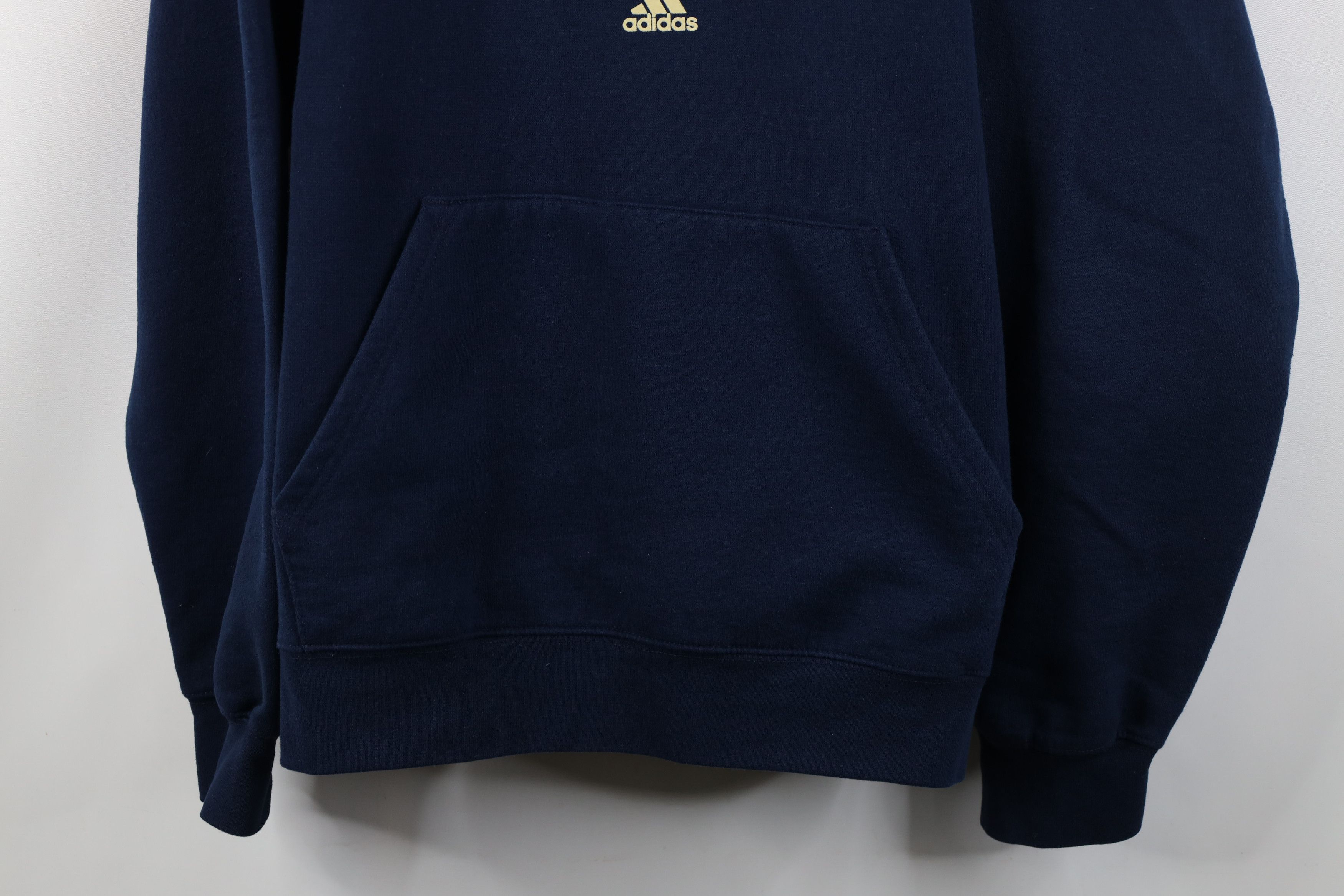 Adidas Vintage Y2K Adidas Notre Dame University Hoodie Sweatshirt Size US XL / EU 56 / 4 - 3 Thumbnail
