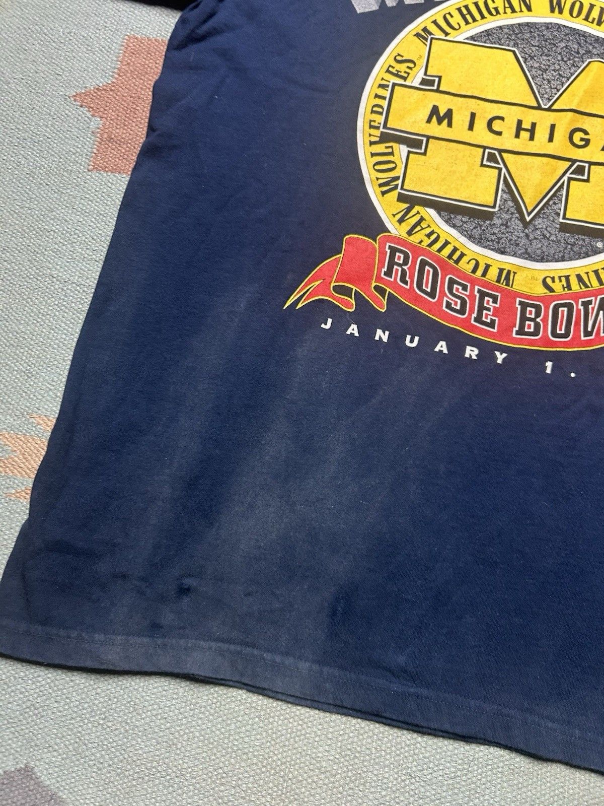 Vintage Vtg t shirt university of Michigan rose bowl 1998 wolveri XL Size US XL / EU 56 / 4 - 3 Thumbnail