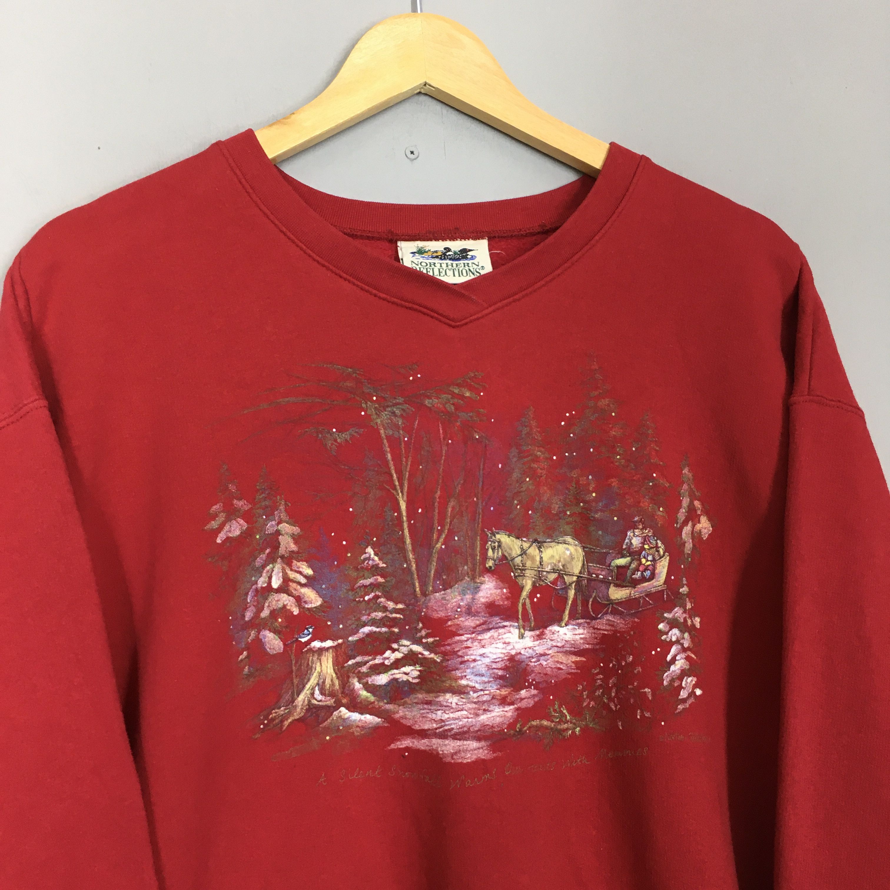 Northern Reflections Vintage Northern Reflections Canada Winter Sweatshirt XLarge Size US XL / EU 56 / 4 - 3 Thumbnail