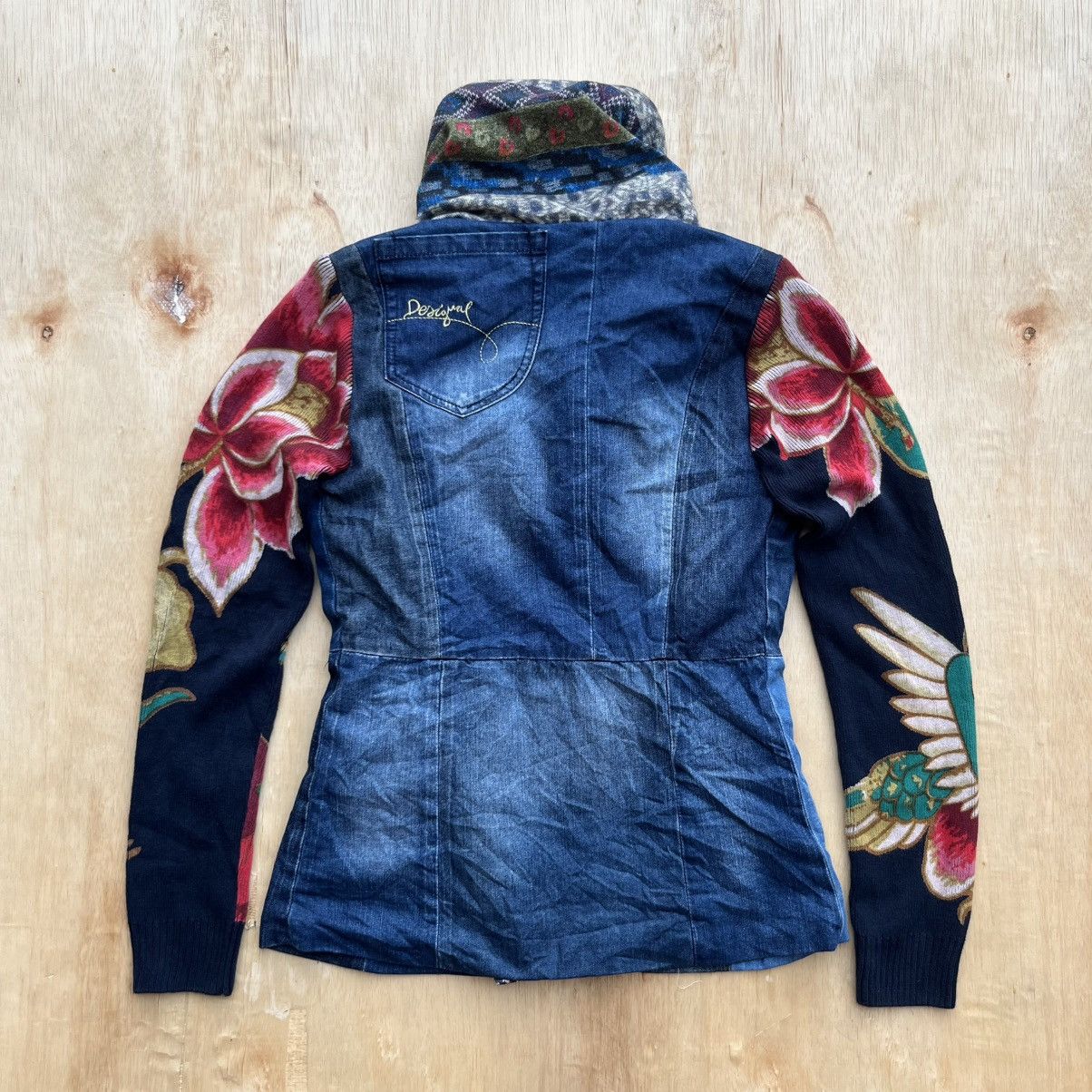 Desigual DESIGUAL JAPANESE BRAND RAMONES DENIM & KNIT JACKET LIKE LGB Size M / US 6-8 / IT 42-44 - 8 Thumbnail