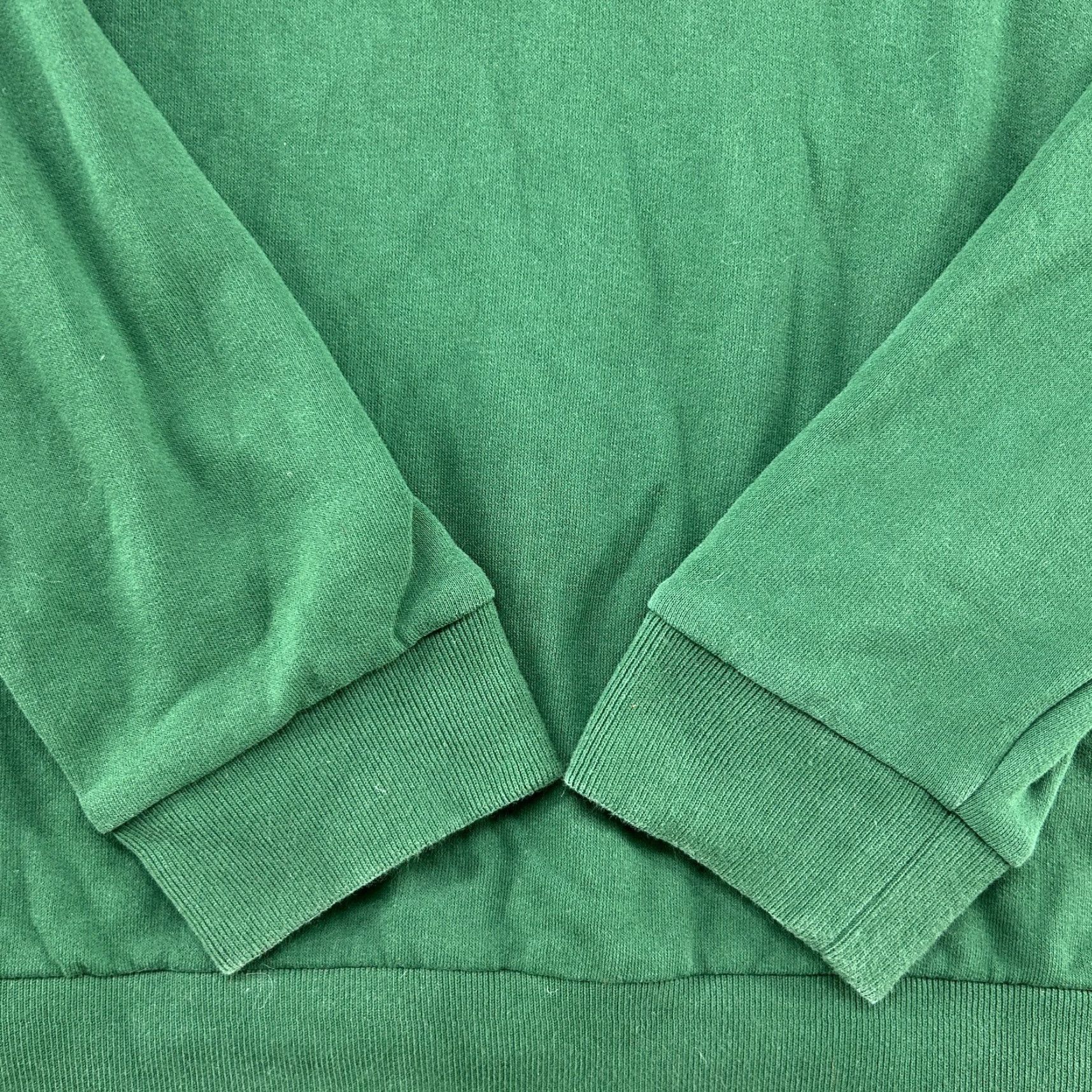 Lacoste VINTAGE Lacoste Sweatshirt Mens 2XL Green Pullover V-Neck Cotton Logo 90s Athletic Regular Men Shirt? Size US XXL / EU 58 / 5 - 3 Thumbnail