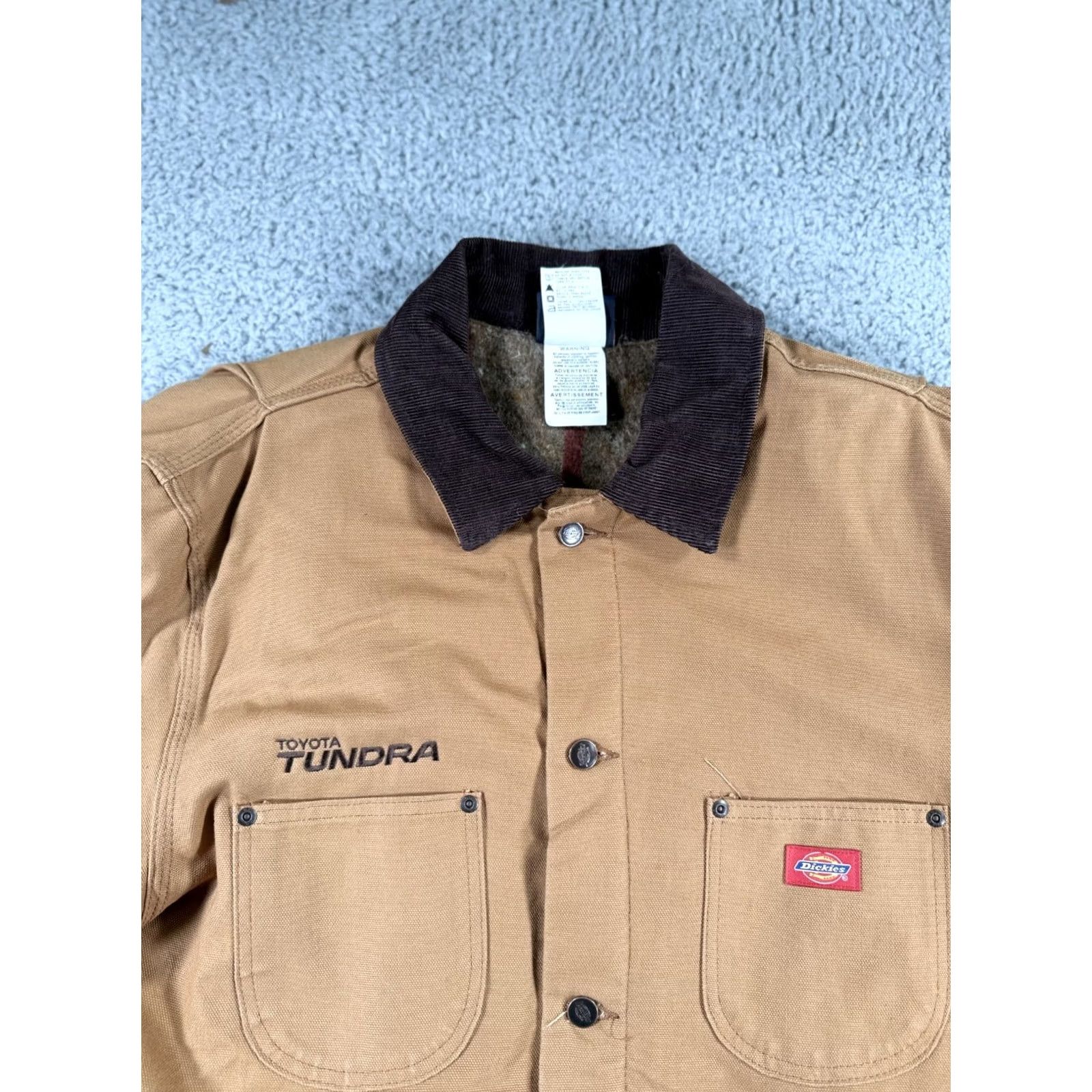 Dickies VTG Dickies Detroit Style Jacket Bomber Mens XL Brown Canvas Quilted Lined 90s Outdoor Workwear Size US XL / EU 56 / 4 - 4 Thumbnail
