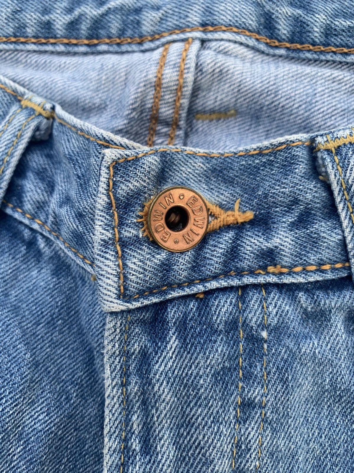 Kapital VINTAGE EDWIN 505X SELVEDGE BAGGY JAPANESE BRAND DENIM Size US 31 - 12 Thumbnail