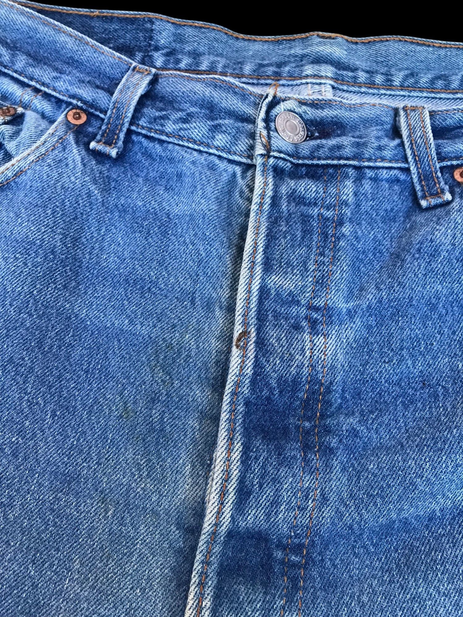 Levi's Vintage 1992 Levis 501xx lightwash dirty jean W34x27 USA Size US 34 / EU 50 - 14 Thumbnail