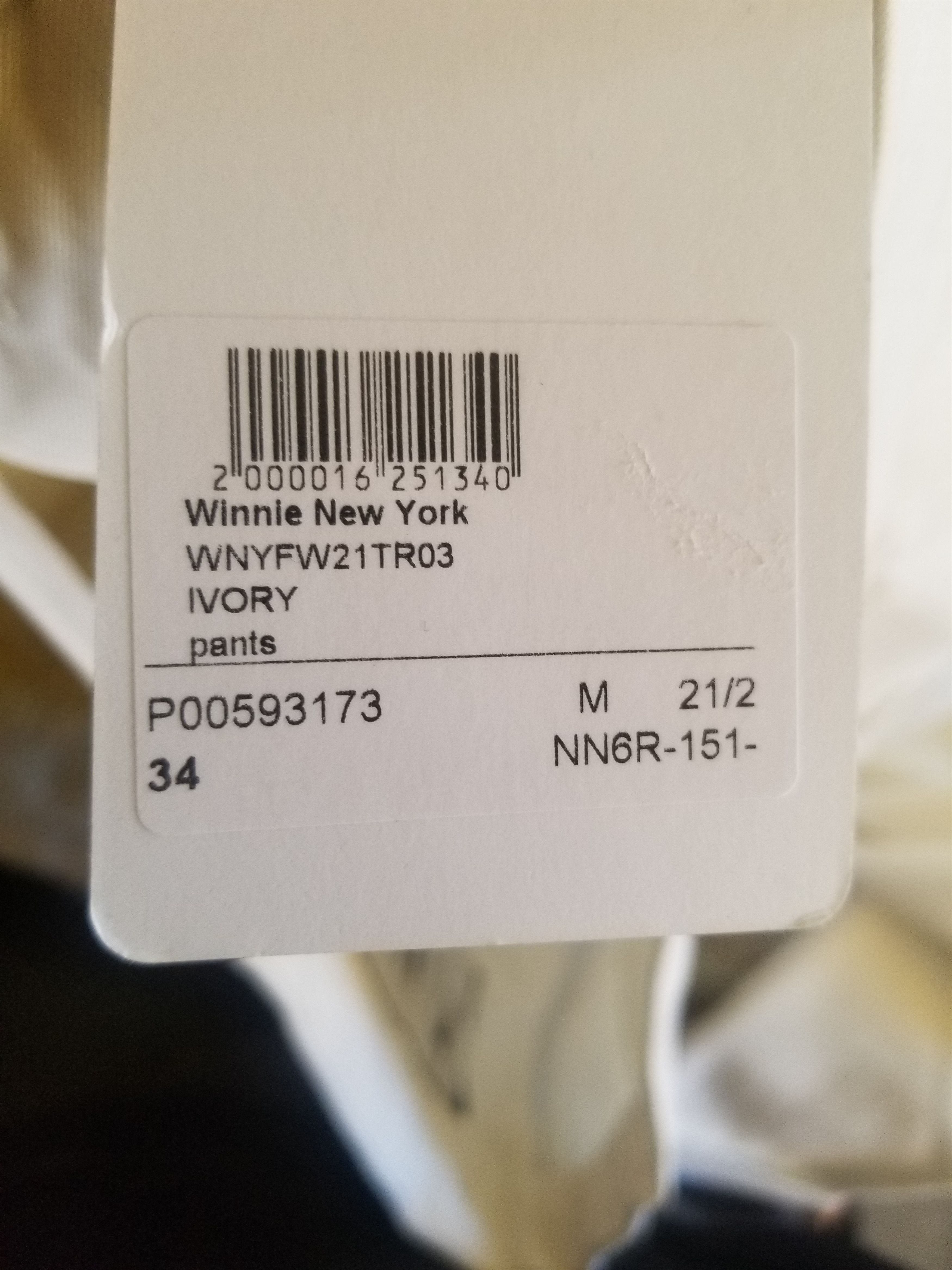 WINNIE Wool Straight Leg Trouser Size US 30 / EU 46 - 2 Thumbnail