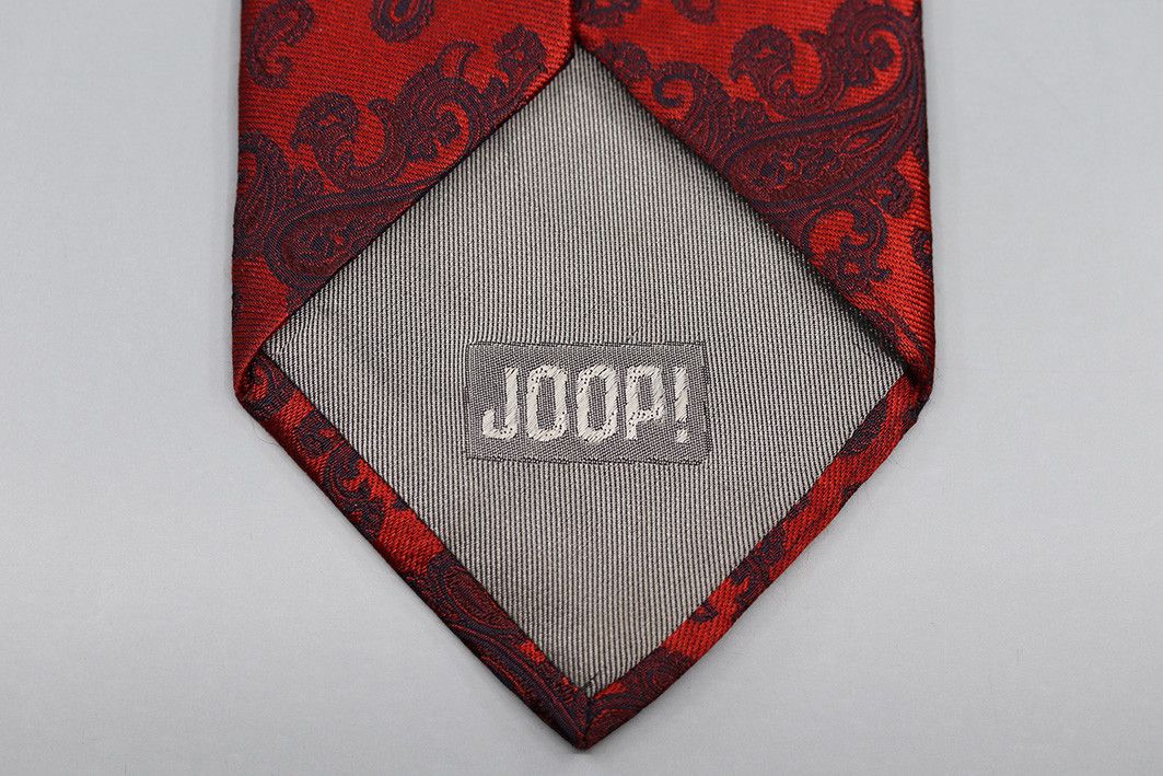 Joop! Vintage JOOP! Red Paisley Silk Tie – Made in Italy Size ONE SIZE - 4 Thumbnail
