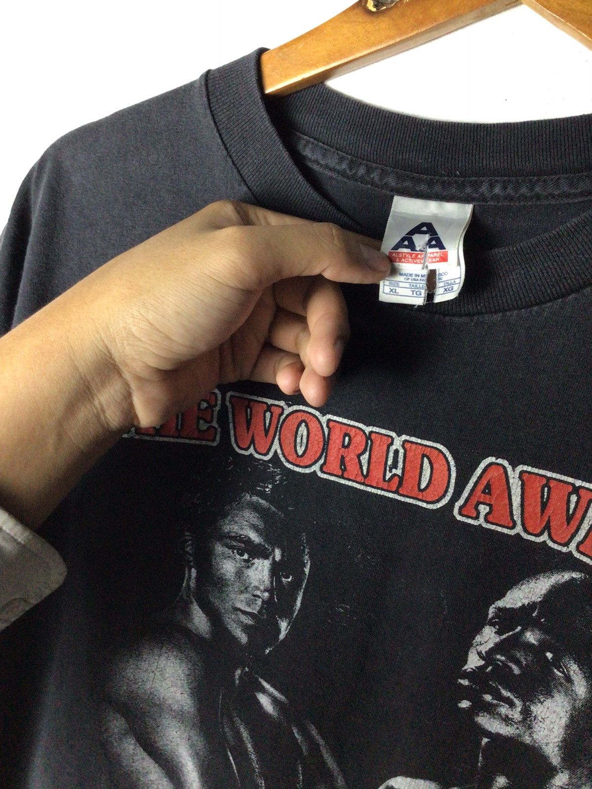 Rap Tees Floyd mayweather VS Oscar de la hoya Size US XL / EU 56 / 4 - 3 Thumbnail