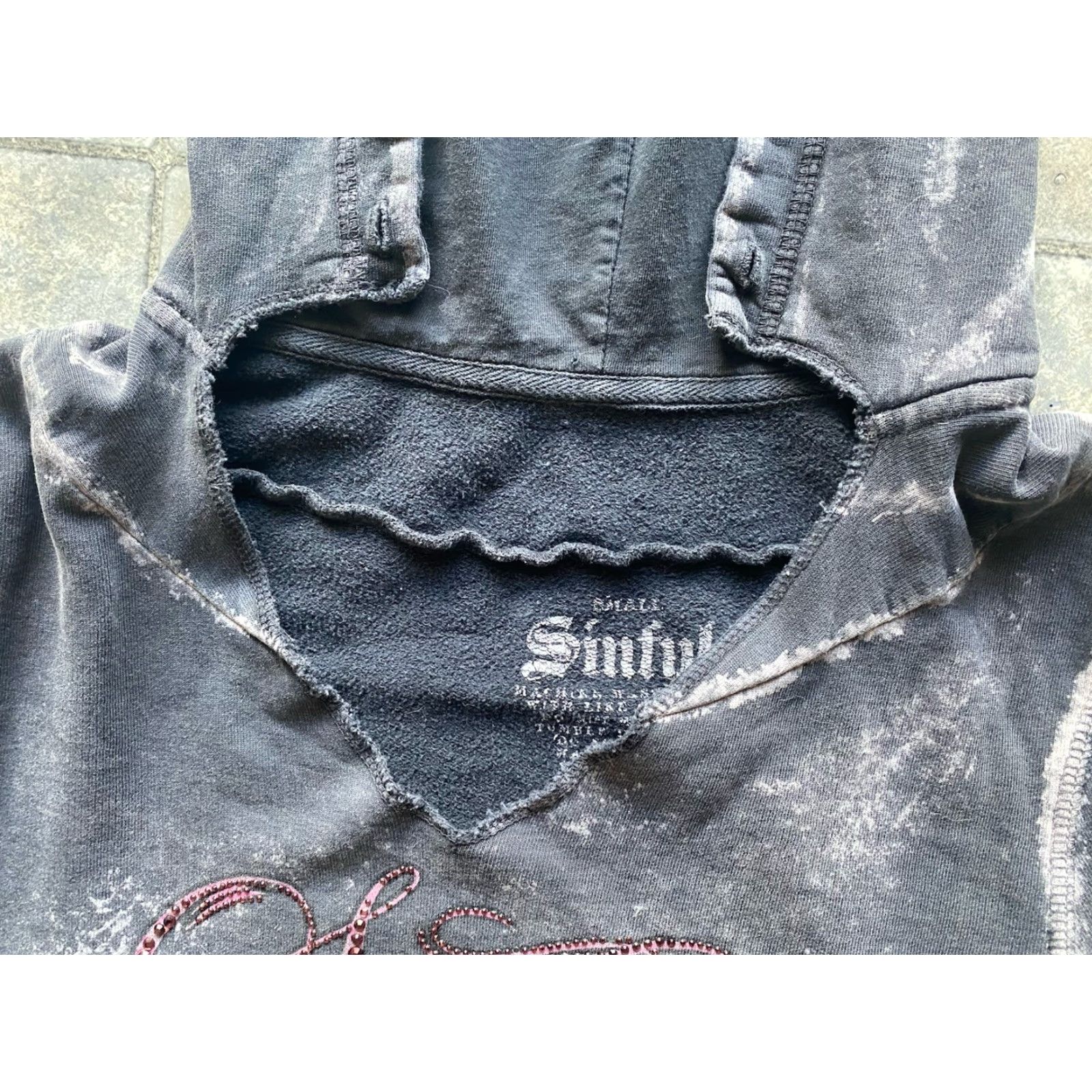 Logo 7 Sinful Women’s Hoodie Pullover Size S Logo Roses Y2K Love Pride Heart Cross Multicolor Womens Size S / US 4 / IT 40 - 6 Thumbnail