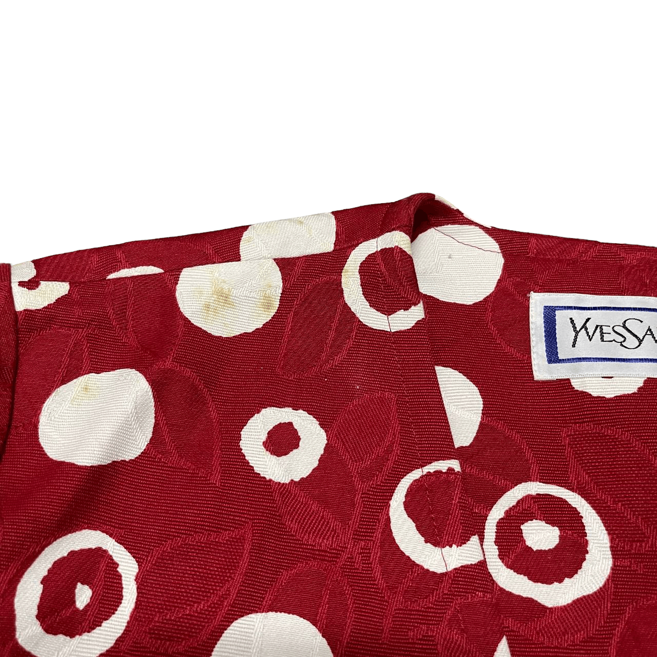 Yves Saint Laurent Vintage YSL Yves Saint Laurent Polka Dot Jacket Red Size M / US 6-8 / IT 42-44 - 5 Thumbnail