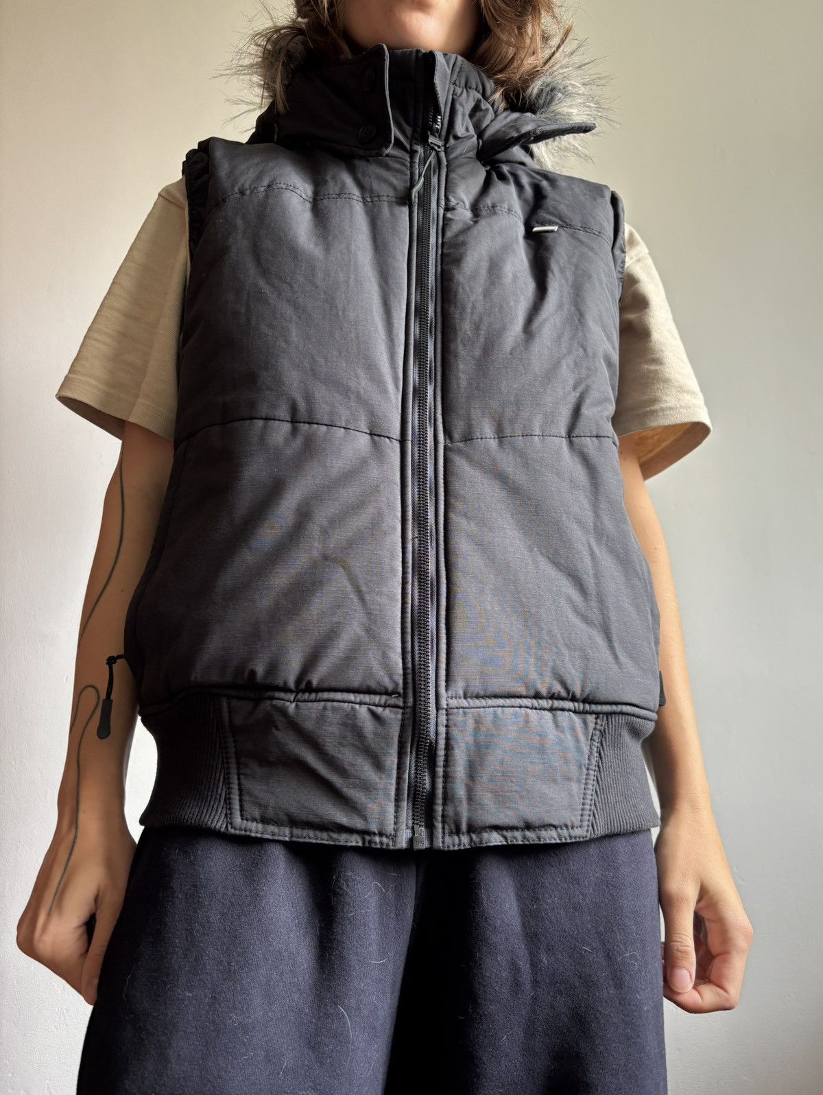Bench Vintage Y2K bench faux fur puffer vest opium Size M / US 6-8 / IT 42-44 - 1 Thumbnail