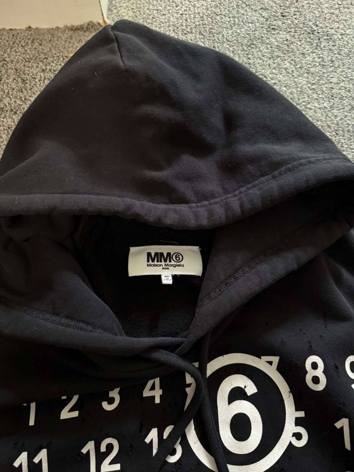 Maison Margiela MEN’S MM6 MAISON MARGIELA CHEST LOGO HOODIE Size Small Size US S / EU 44-46 / 1 - 3 Thumbnail