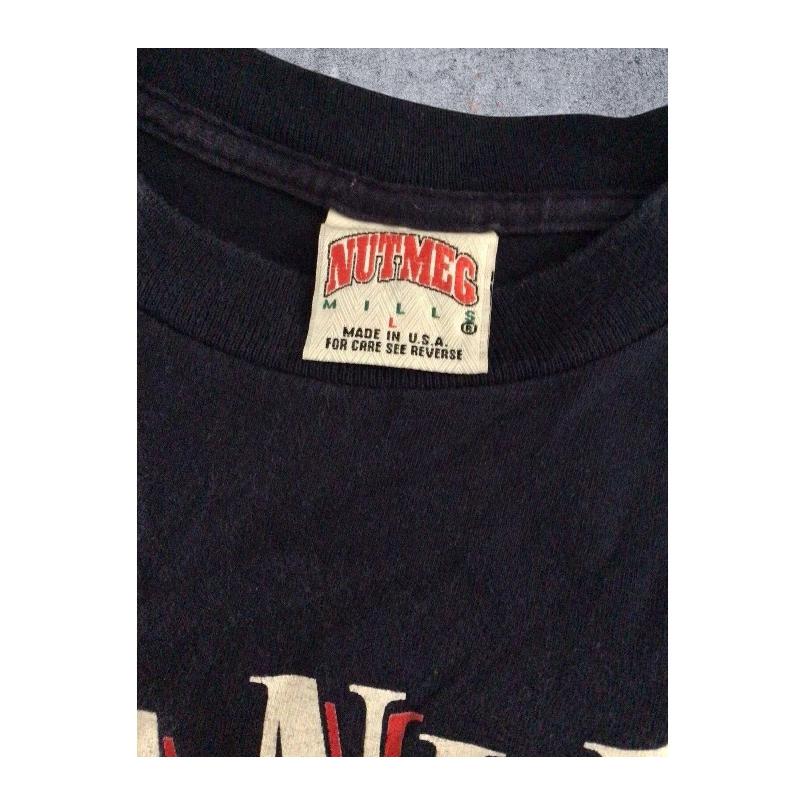 Nutmeg Vintage 1996 Yankees Cartoon Nutmeg Mills MLB Large Blue Size US L / EU 52-54 / 3 - 2 Thumbnail