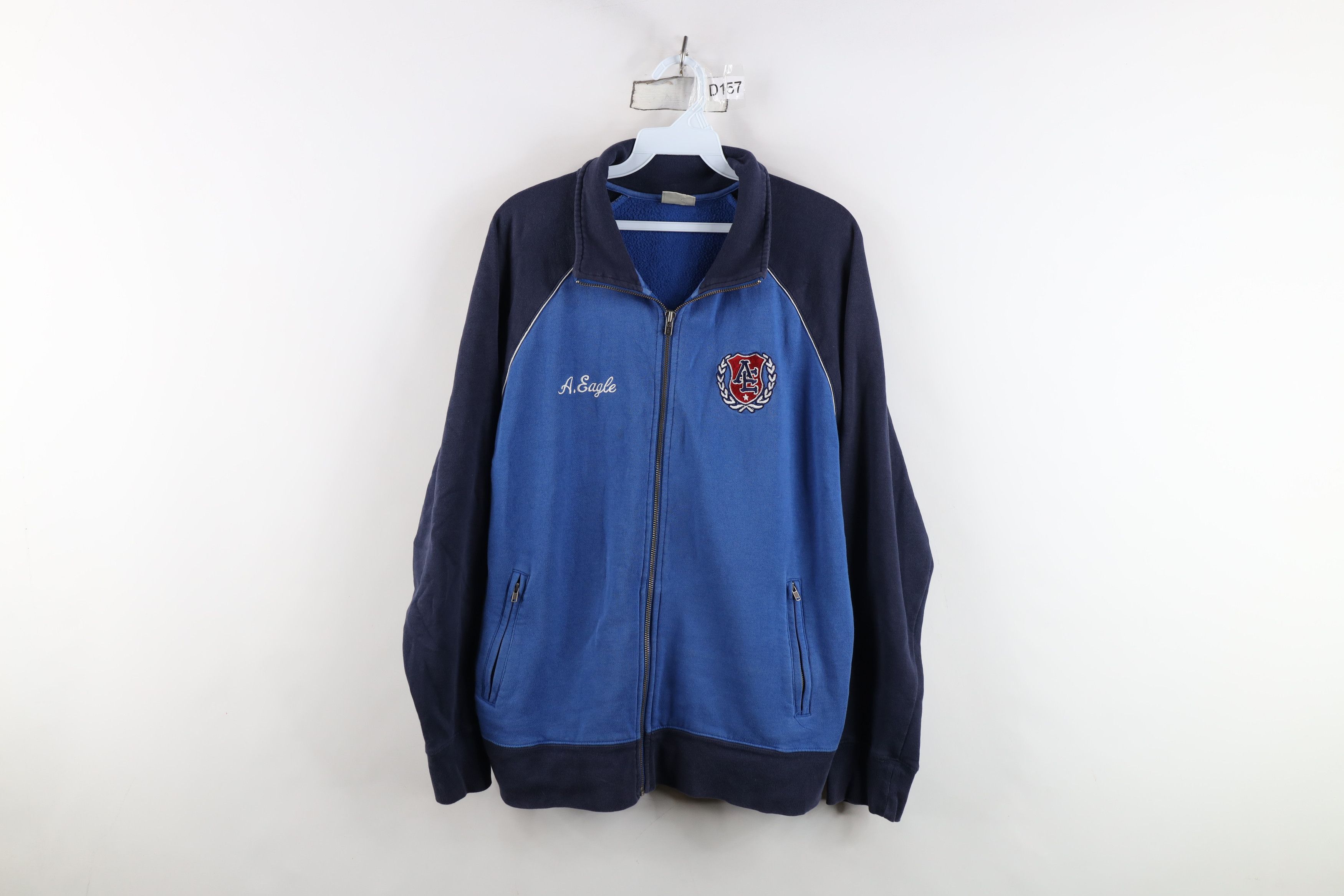 American Eagle Outfitters Vintage 90s Y2K American Eagle Outfitters Crest Track Jacket Size US M / EU 48-50 / 2 - 1 Thumbnail