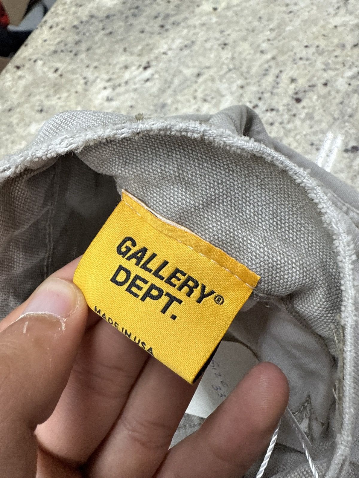 Gallery Dept. Gallery Dept Grey Carpenter Pants Size US 33 - 13 Thumbnail