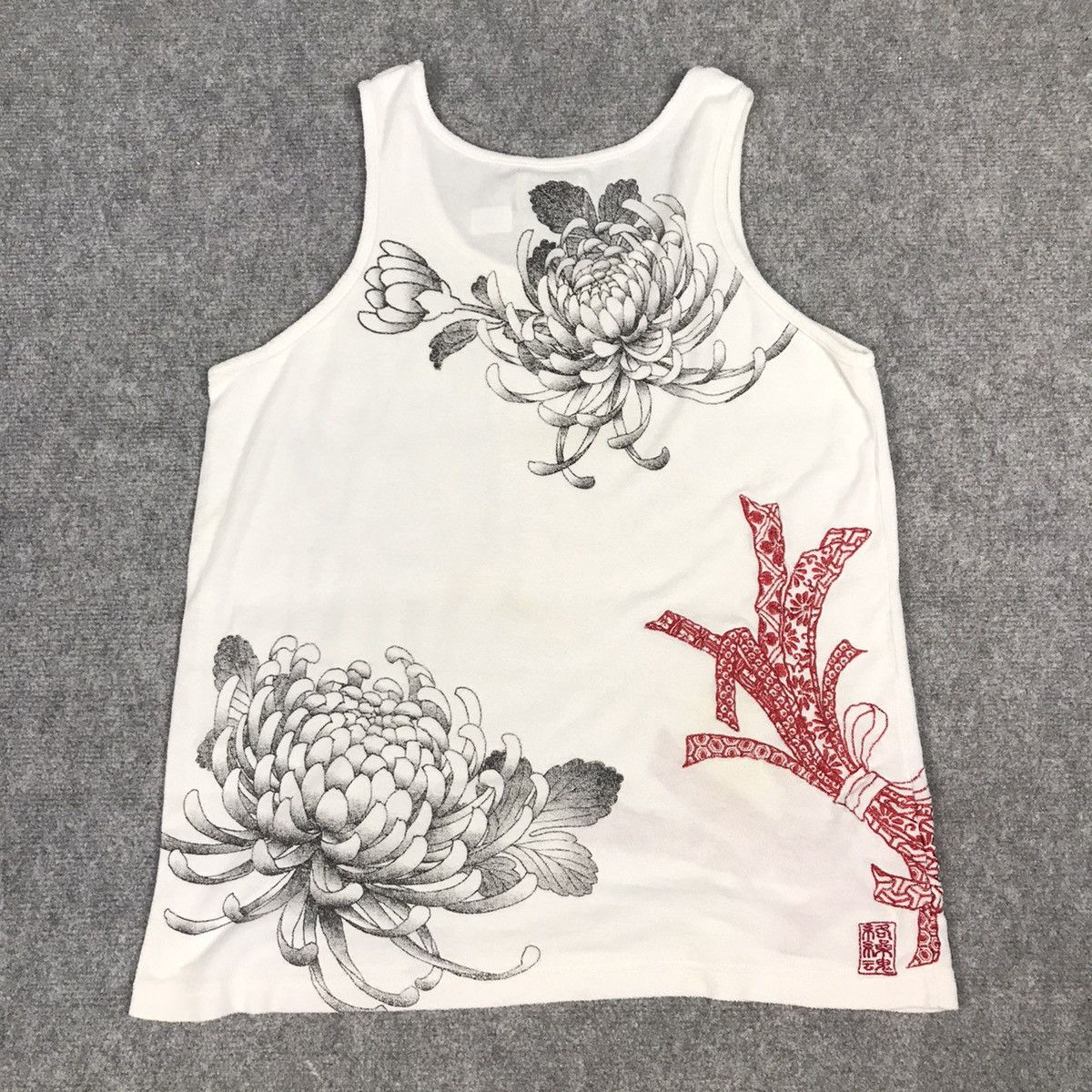 Japanese Brand KARAKURI TAMASHII RARE DESIGN SINGLET Size US M / EU 48-50 / 2 - 5 Thumbnail