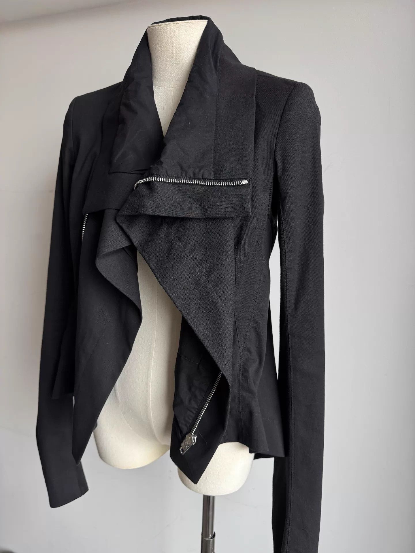 Rick Owens Rick Owens naska biker jacket black IT40 Size S / US 4 / IT 40 - 3 Thumbnail