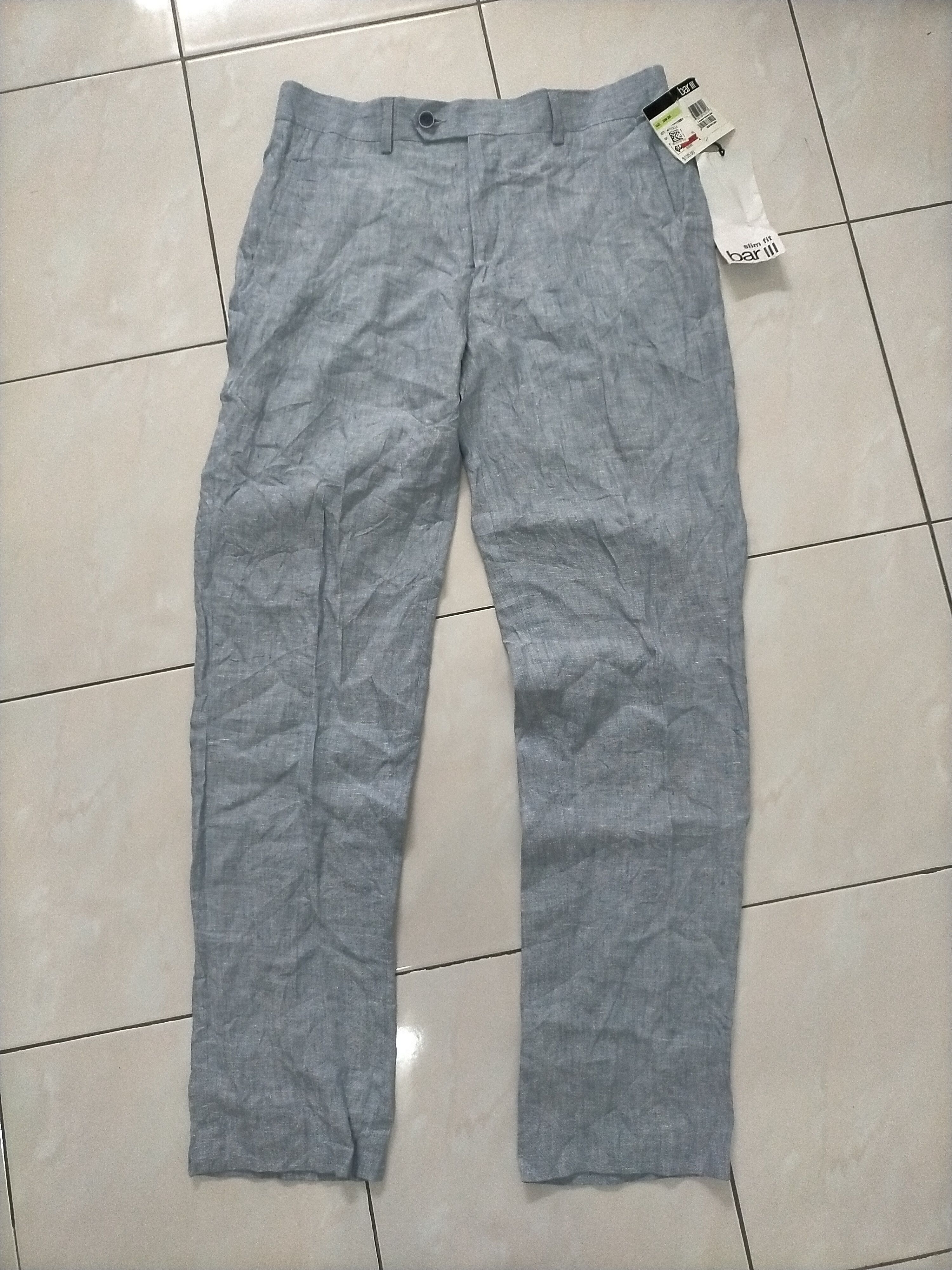 Bar III Bar lii Pants Deadstock $135 Size US 31 - 2 Thumbnail