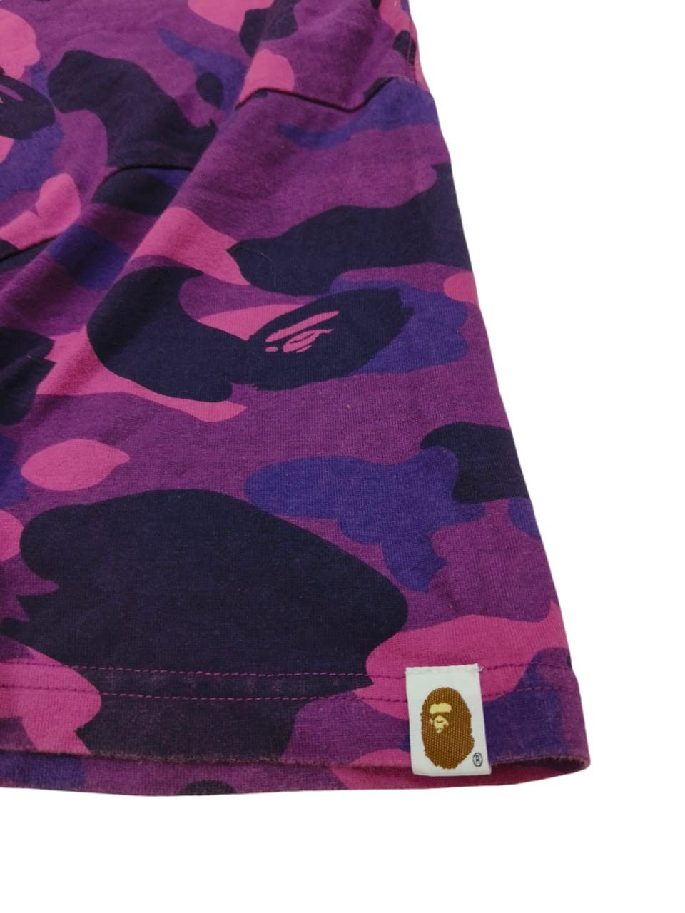 Bape Bathing Ape Purple Camo Shark Tee Size US XL / EU 56 / 4 - 6 Thumbnail