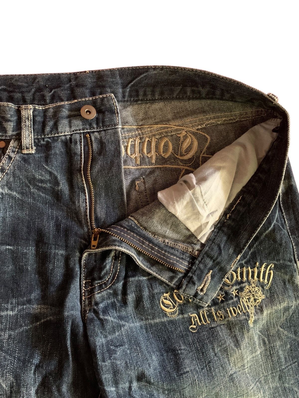 If Six Was Nine Copper Smith Embroidered Wings Faded Clawmark Vintage Size US 37 - 8 Thumbnail