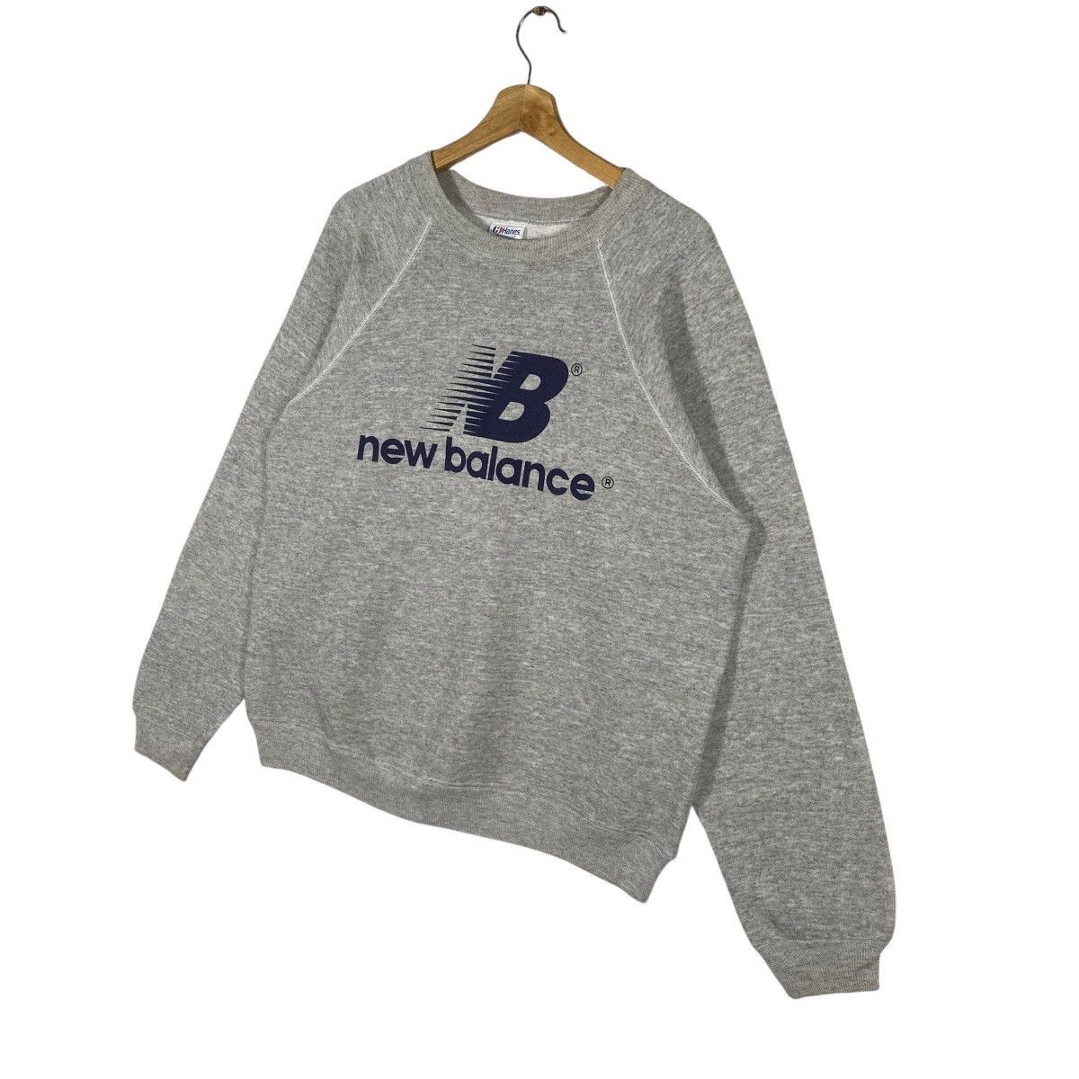 New Balance × Vintage Vintage 80s New Balance Sweatshirt L Size Size US L / EU 52-54 / 3 - 3 Thumbnail