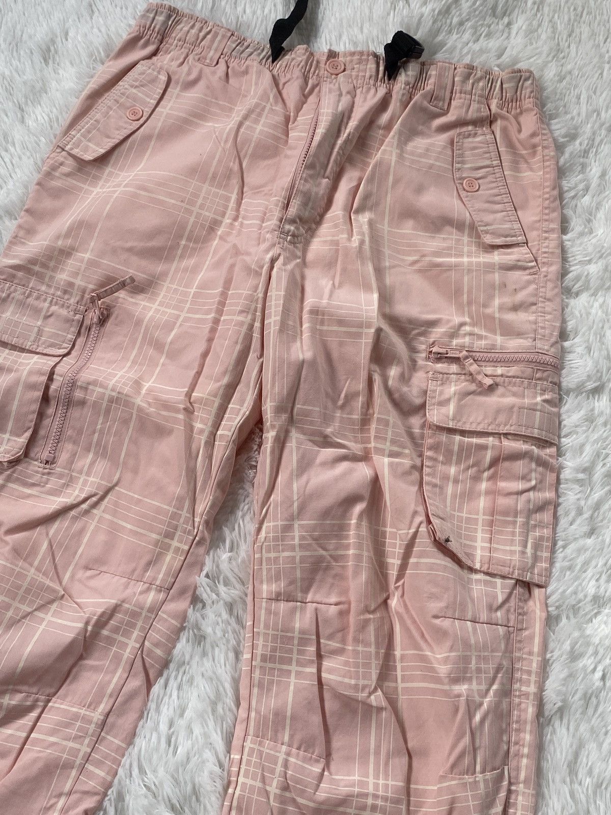Japanese Brand 💥BINDING NOW💥BARCEDOS Checkered Cargo Pant multipocket Size US 34 / EU 50 - 5 Thumbnail