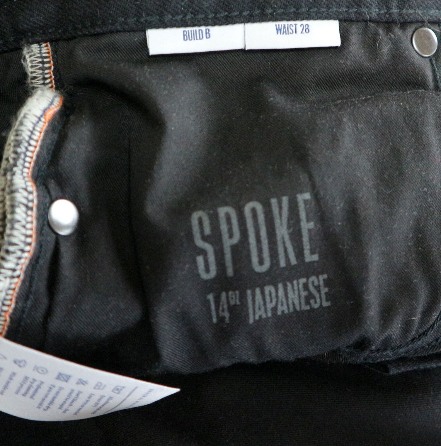 SPOKE Spoke Build B jeans W28L30 Japanese Denim 14OZ Size US 28 / EU 44 - 9 Thumbnail