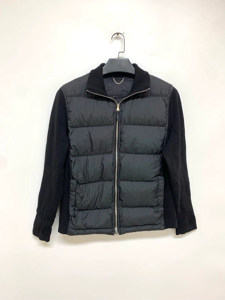LOUIS VUITTON Knitted stitching down jacket