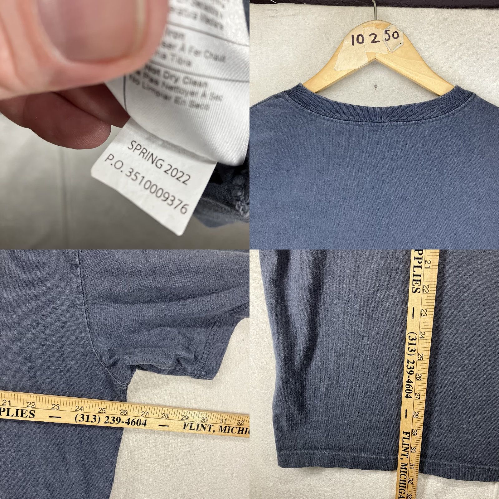 Carhartt Carhartt Mens XL Short Sleeve T-Shirt Relaxed All Cotton Blue Stone Logo Pocket Crew Neck Shirt Adults Mens) Size US L / EU 52-54 / 3 - 8 Thumbnail