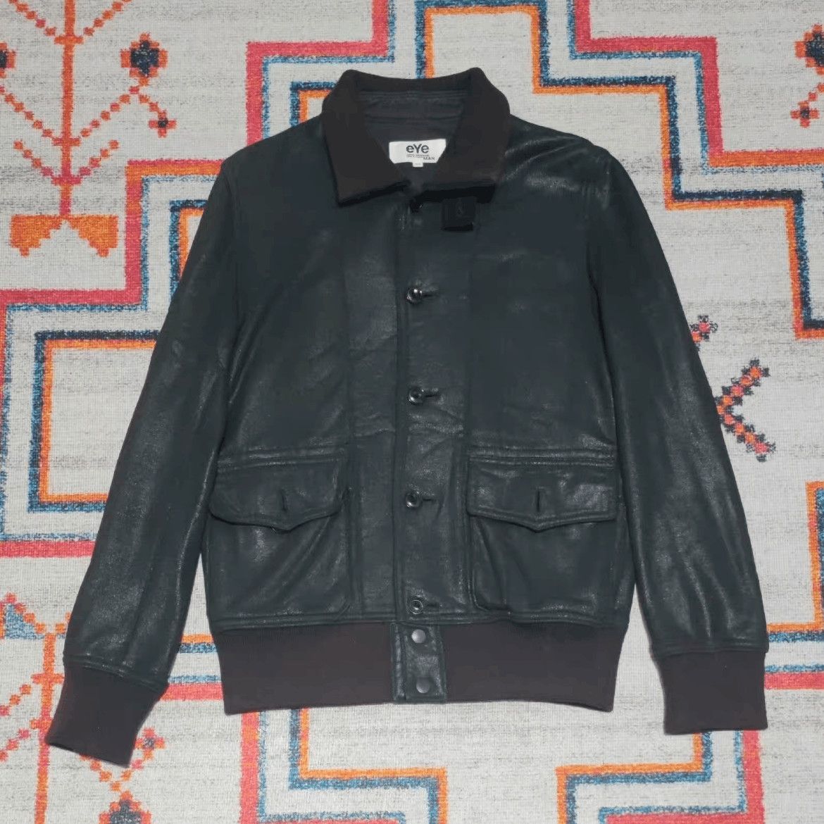 Junya Watanabe Junya Watanabe Vegan Leather (Cotton) Jacket-2508 Size US XS / EU 42 / 0 - 1 Thumbnail