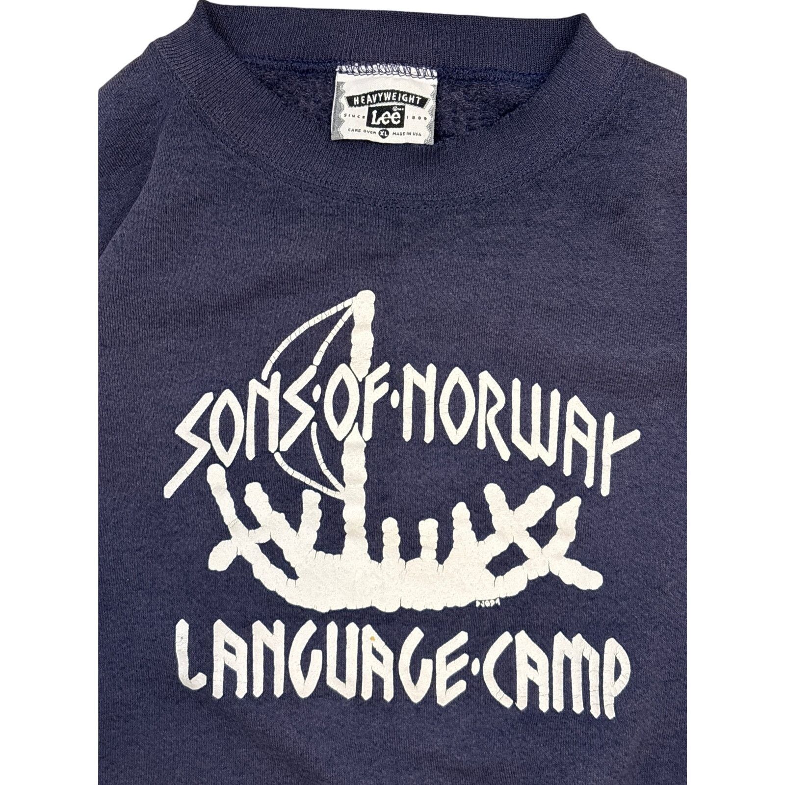 Lee VTG 94’ Sons of Norway Language Camp Spokane WA ship LEE XL Size US XL / EU 56 / 4 - 2 Thumbnail