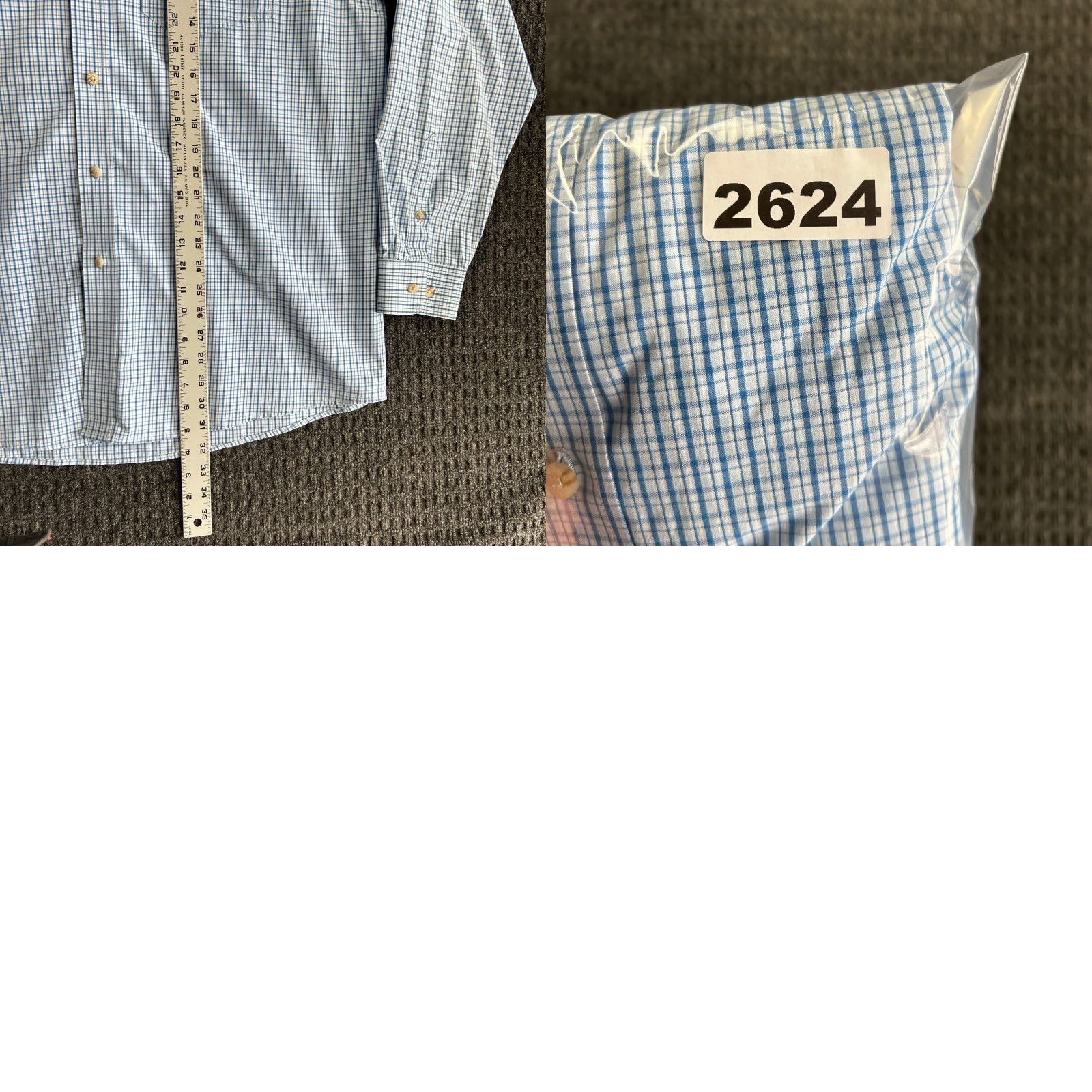 Ariat Ariat Pro Series XL Blue Plaid Long Sleeve Button-Up Shirt Workwear Cowboy Rodeo Mens Size US XL / EU 56 / 4 - 8 Thumbnail