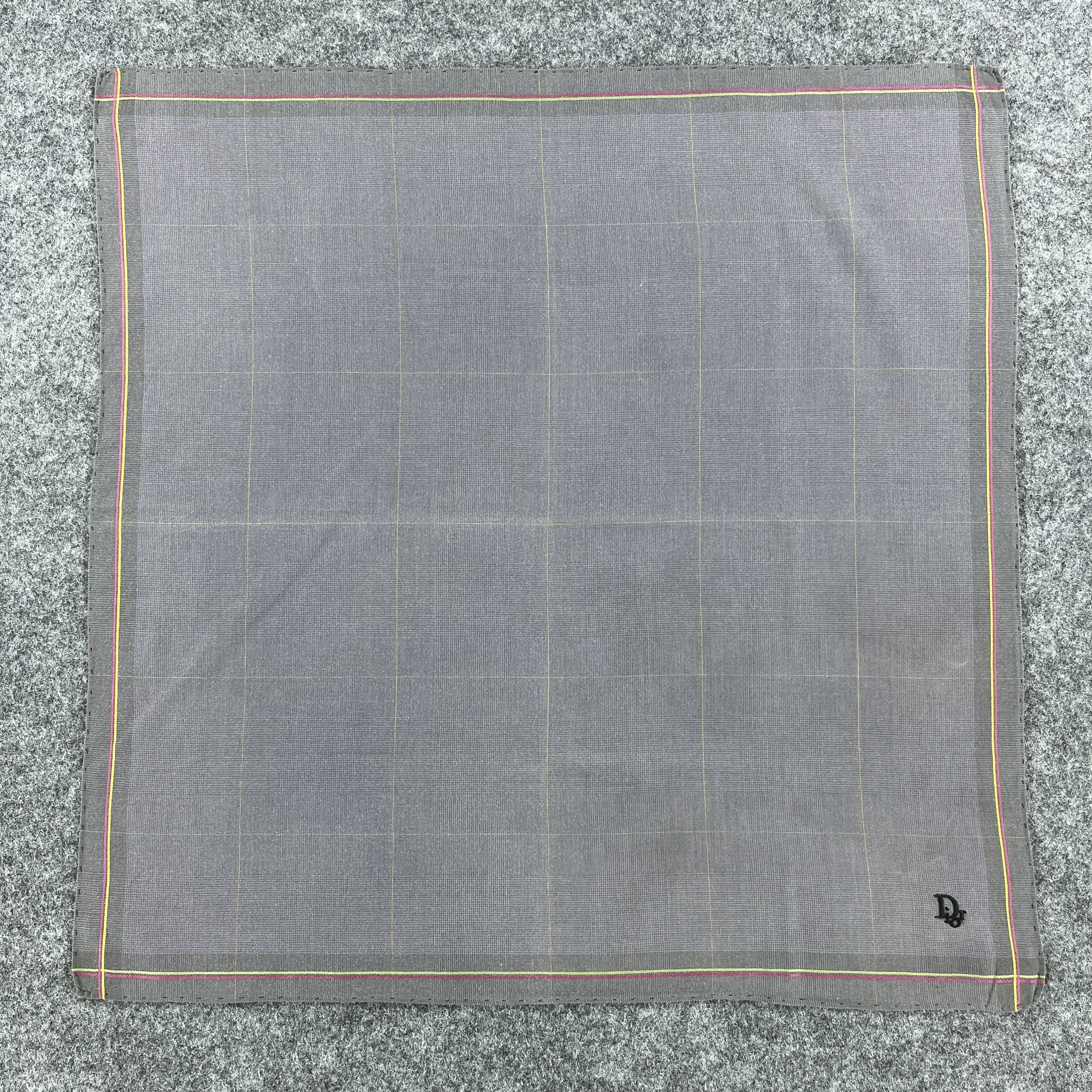 Vintage Christian Dior Handkerchief / Bandana / Neckerchief B012 Size ONE SIZE - 9 Thumbnail
