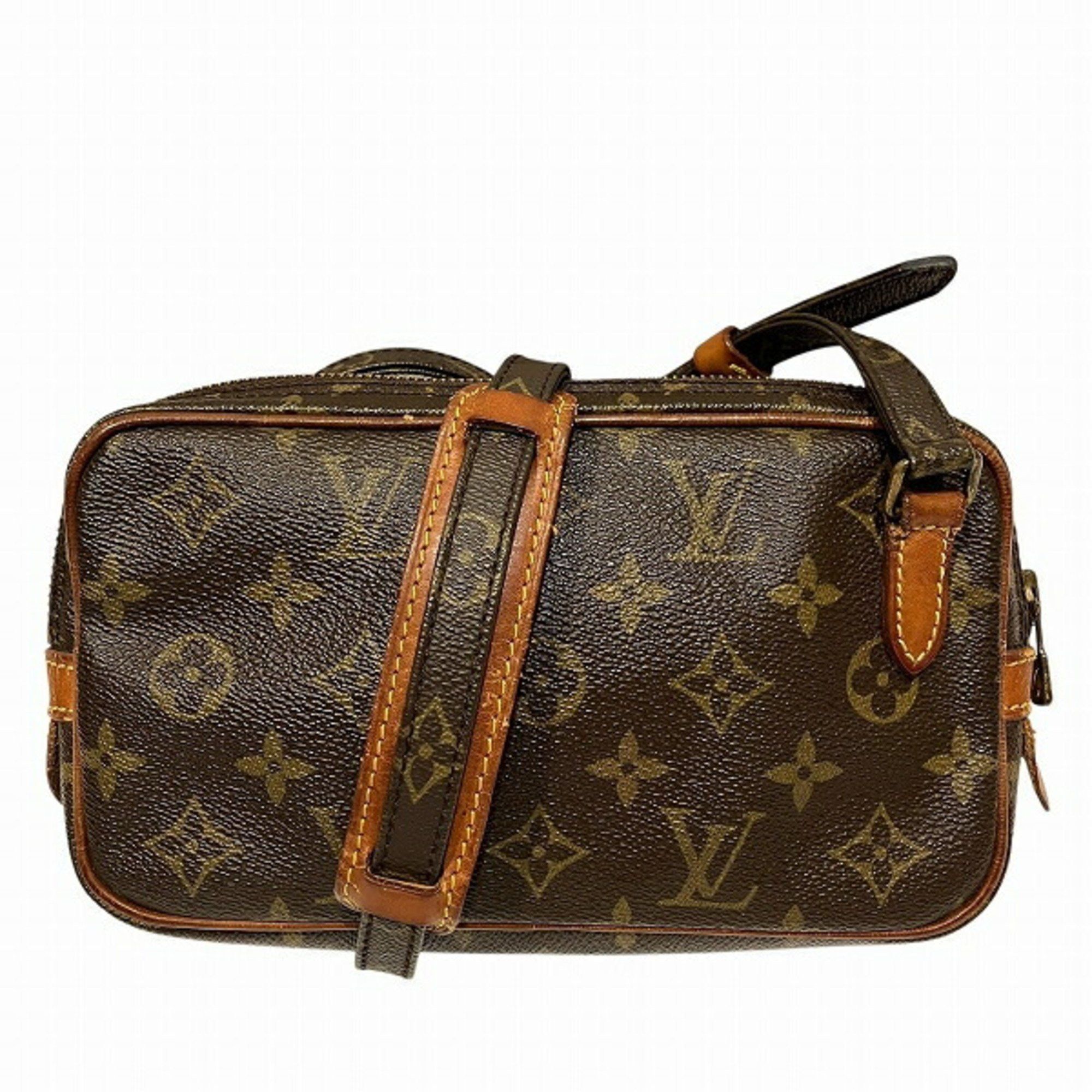 Louis Vuitton Monogram Marly Bandouliere M51828 Bag Shoulder Women's in Brown