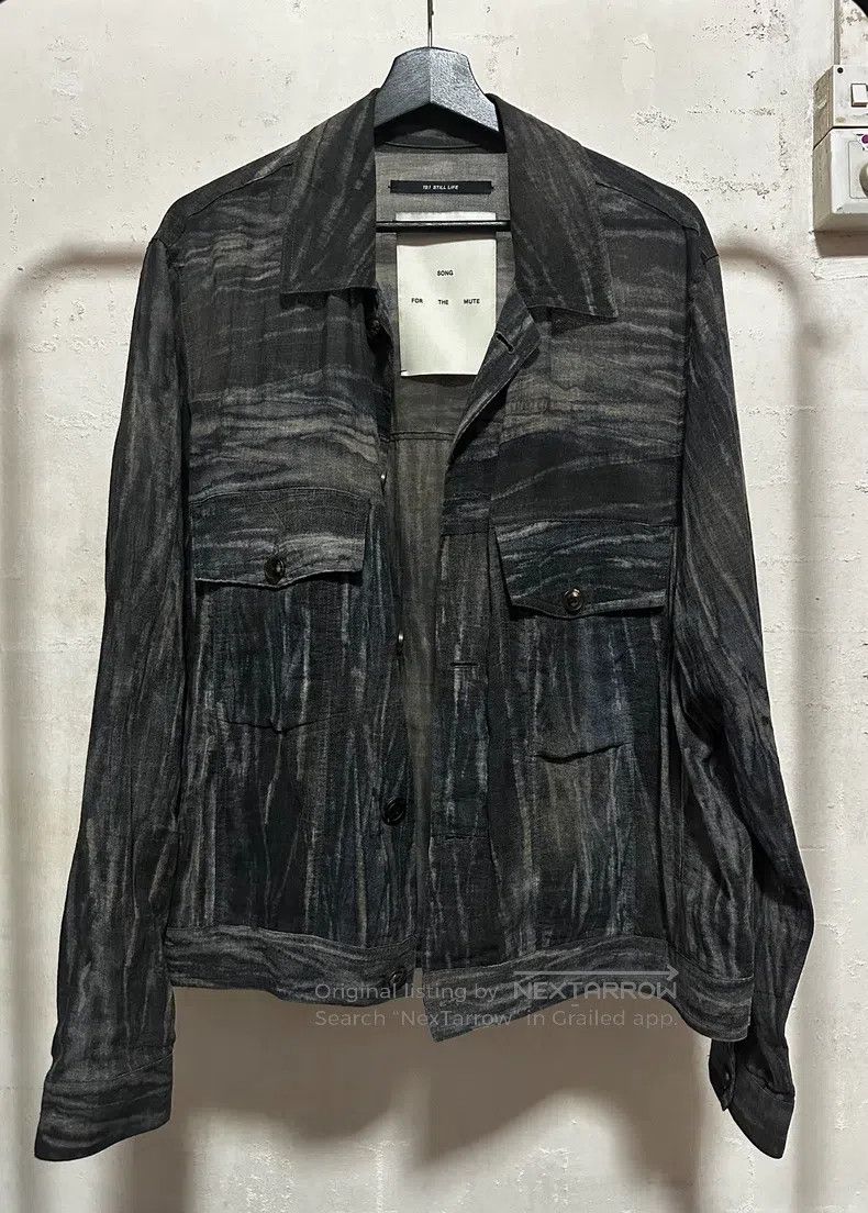 Song For The Mute SONG FOR THE MUTE Wavy-pattern jacket Size US M / EU 48-50 / 2 - 1 Thumbnail