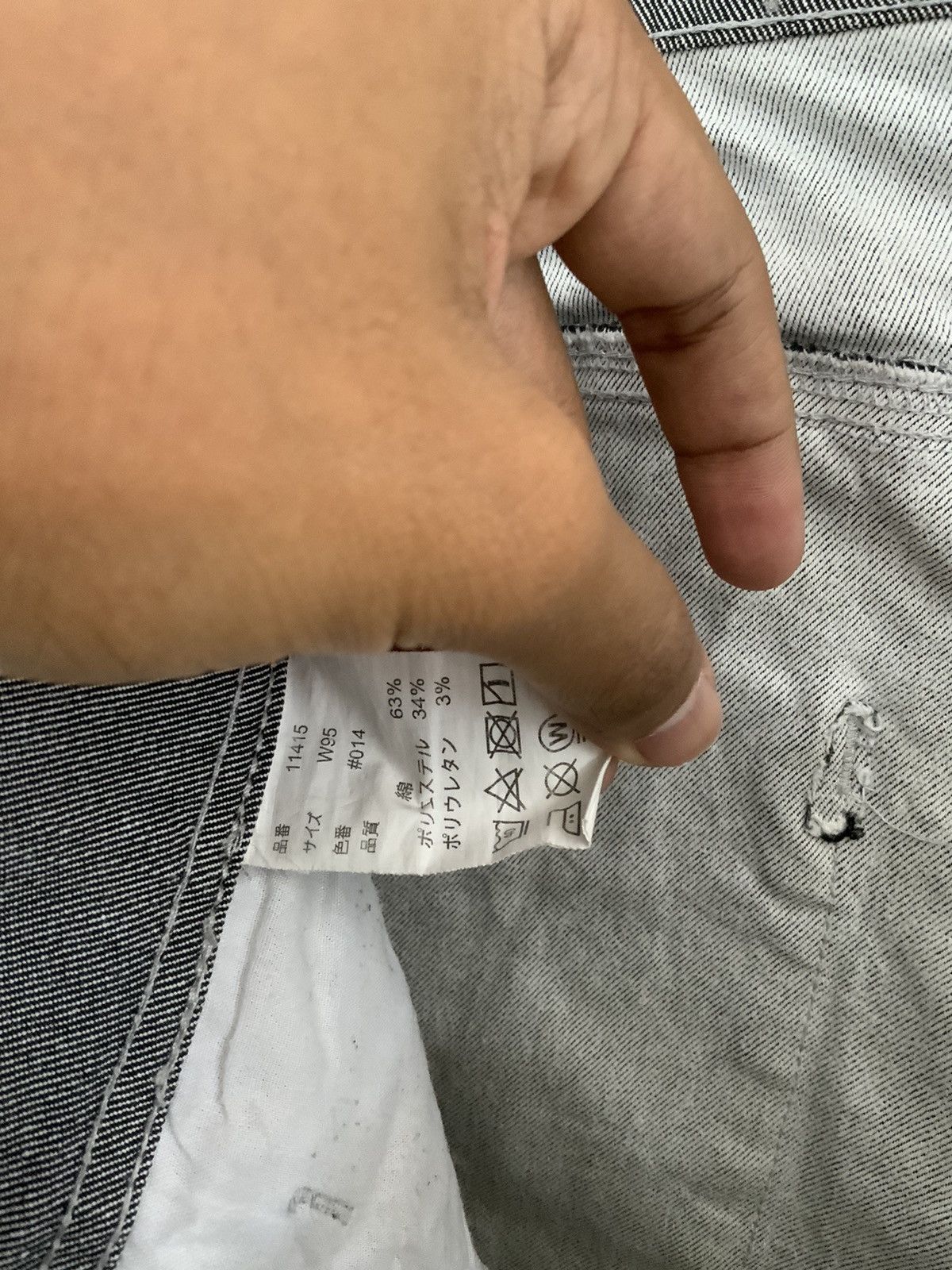 If Six Was Nine Grey Denim Cargo Multipocket Pant Size US 34 / EU 50 - 10 Thumbnail