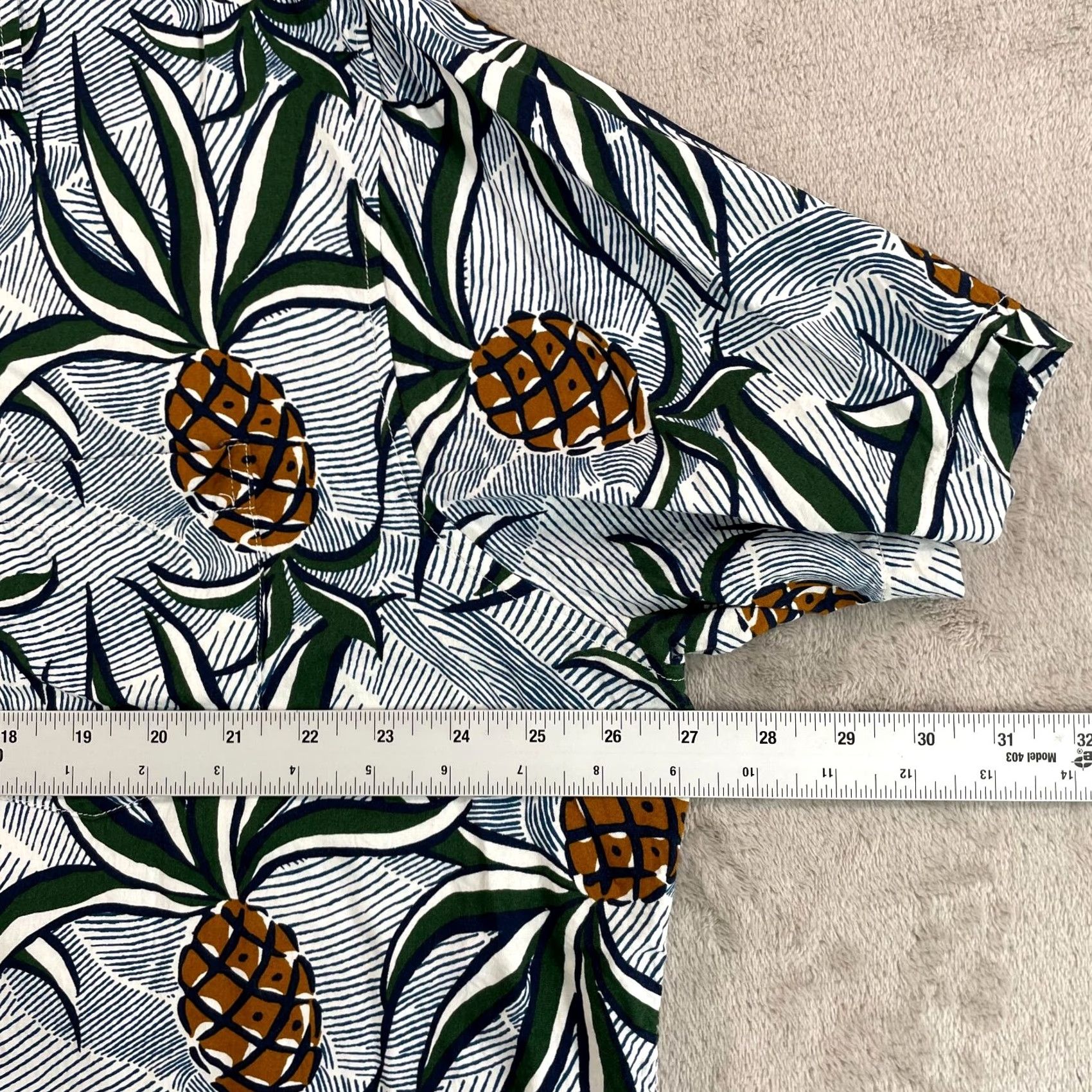 Reyn Spooner Reyn Spooner Hawaiian Shirt Men XL Pineapple Japanese Spun Rayon Loop Collar NEW Size US XL / EU 56 / 4 - 5 Thumbnail