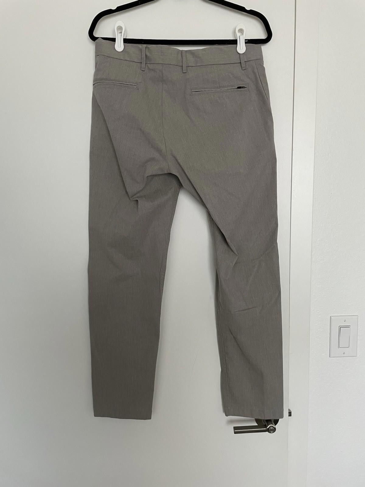 Nordstrom Nordstrom Slim Fit Light Grey Gray Summer Chino 32x30 Size US 32 / EU 48 - 2 Thumbnail