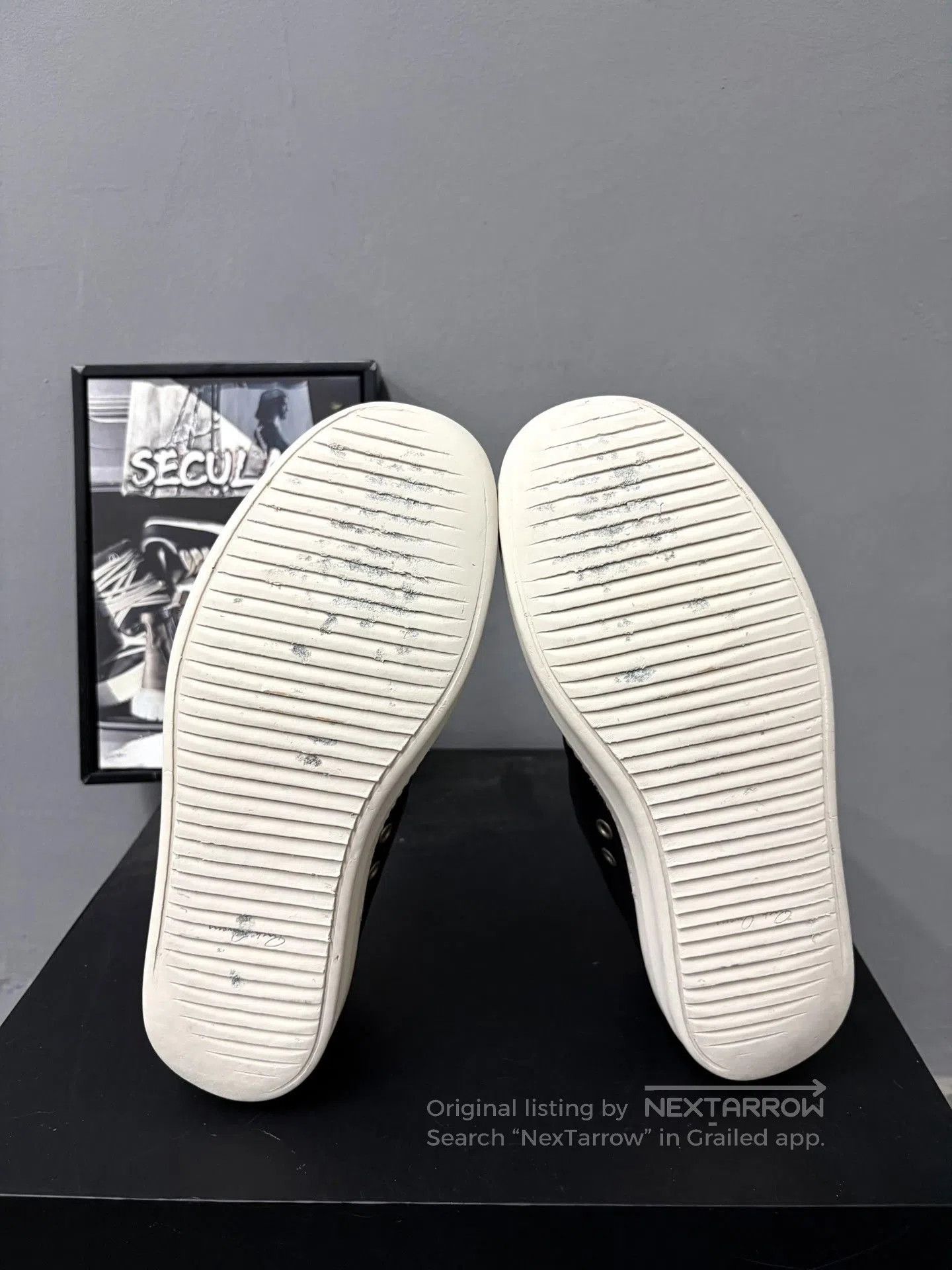 Rick Owens Rick Owens 16SS Men's Black White Low. Size US 7.5 / EU 40-41 - 8 Thumbnail