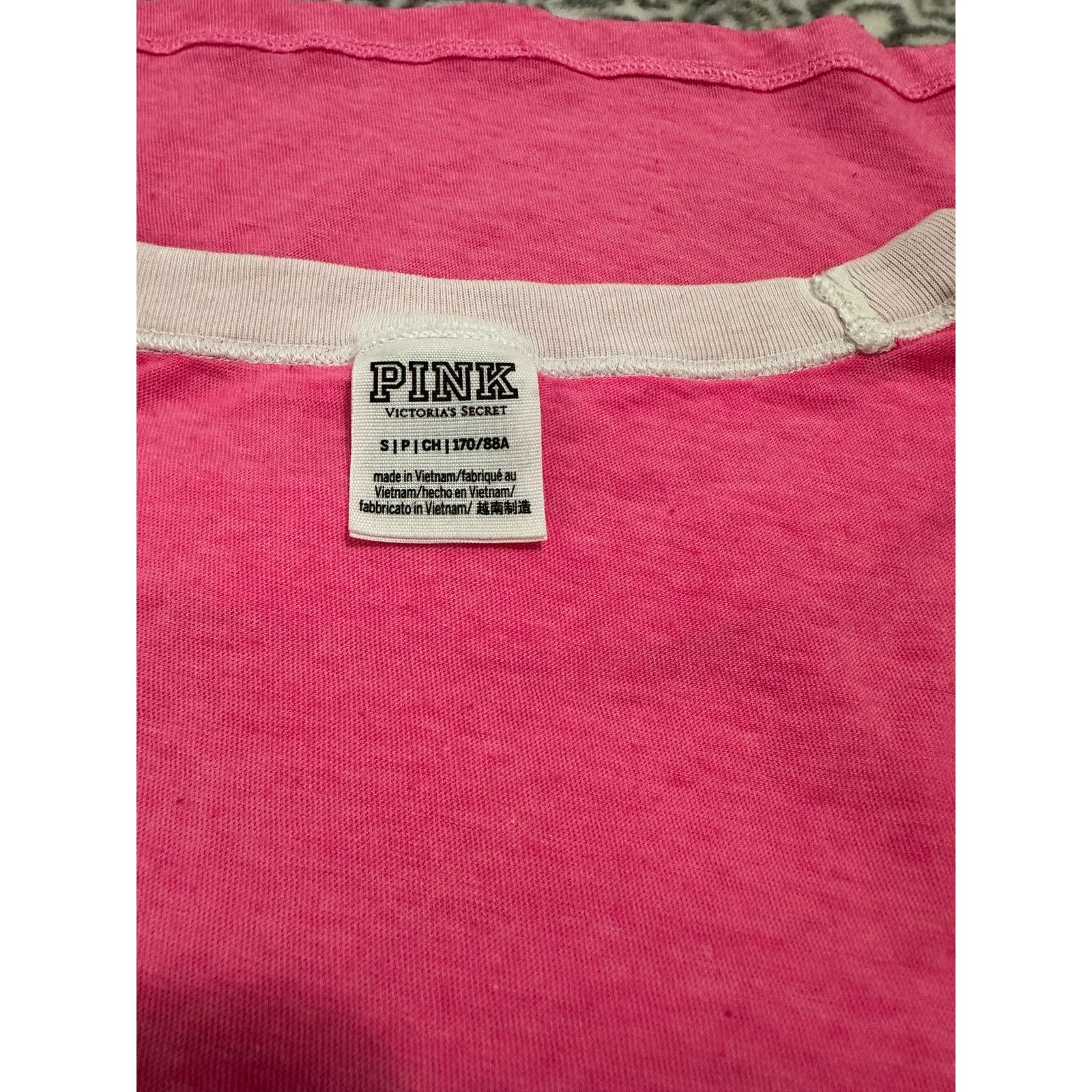 Victoria's Secret Victorias Secret "PINK" Short Sleeve T-Shirt Size S Size S / US 4 / IT 40 - 4 Thumbnail