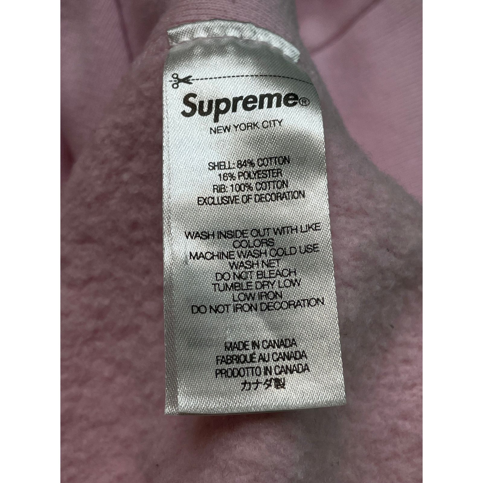 Supreme Supreme Studded Arc Logo Pink Pullover Hoodie Size US L / EU 52-54 / 3 - 7 Thumbnail