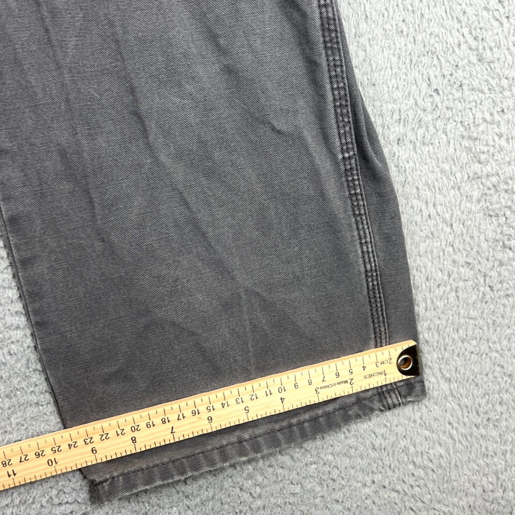 Dickies VTG Dickies Pants Mens 36x30 Gray Canvas Carpenter Work Jeans 5-Pocket Regular Straight Mens Size US 36 / EU 52 - 2 Thumbnail