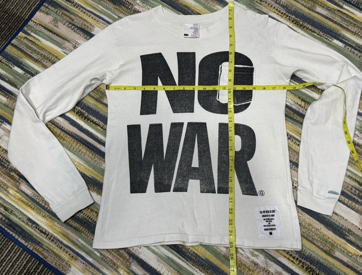 Japanese Brand Narcotic GDC "No War" Pocket Tee Long Sleeve Tee Shirt Size S / US 4 / IT 40 - 10 Thumbnail